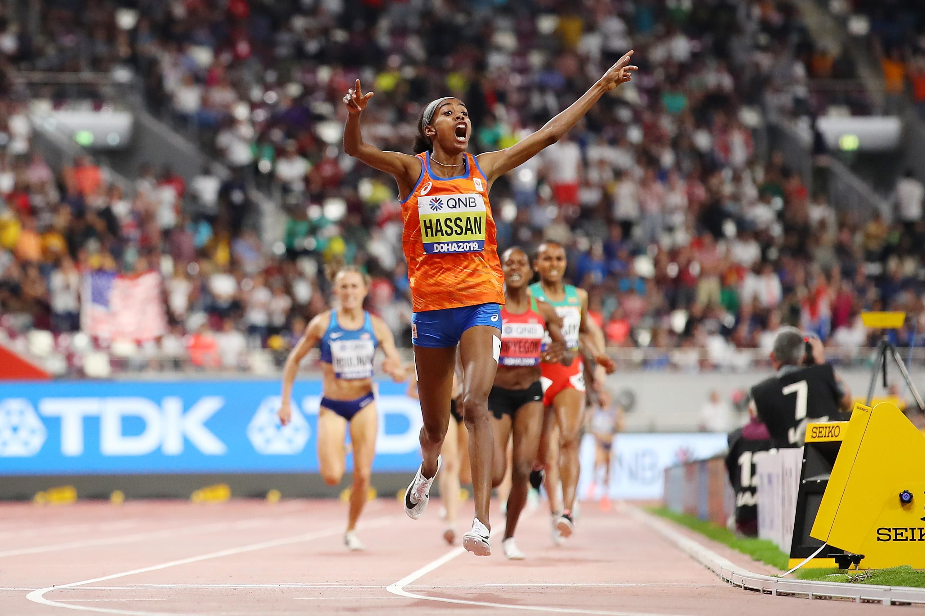 Sifan Hassan takes the 1500m title in Doha - IAAF World Athletics Championships Doha 2019