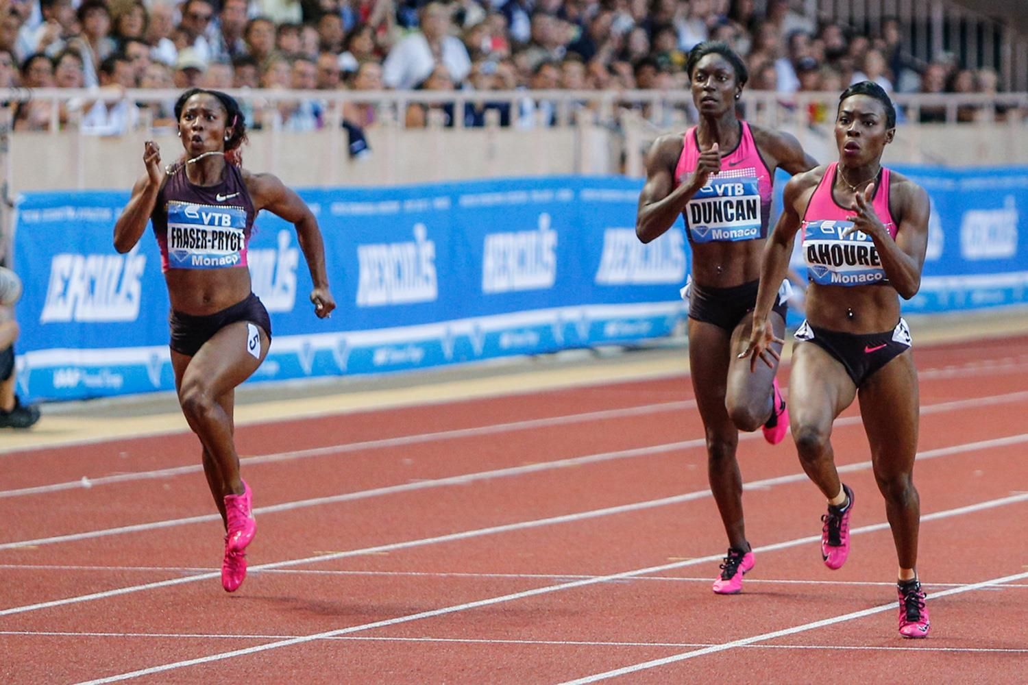 Murielle Ahoure beats Shelly-Ann Fraser-Pryce in Monaco