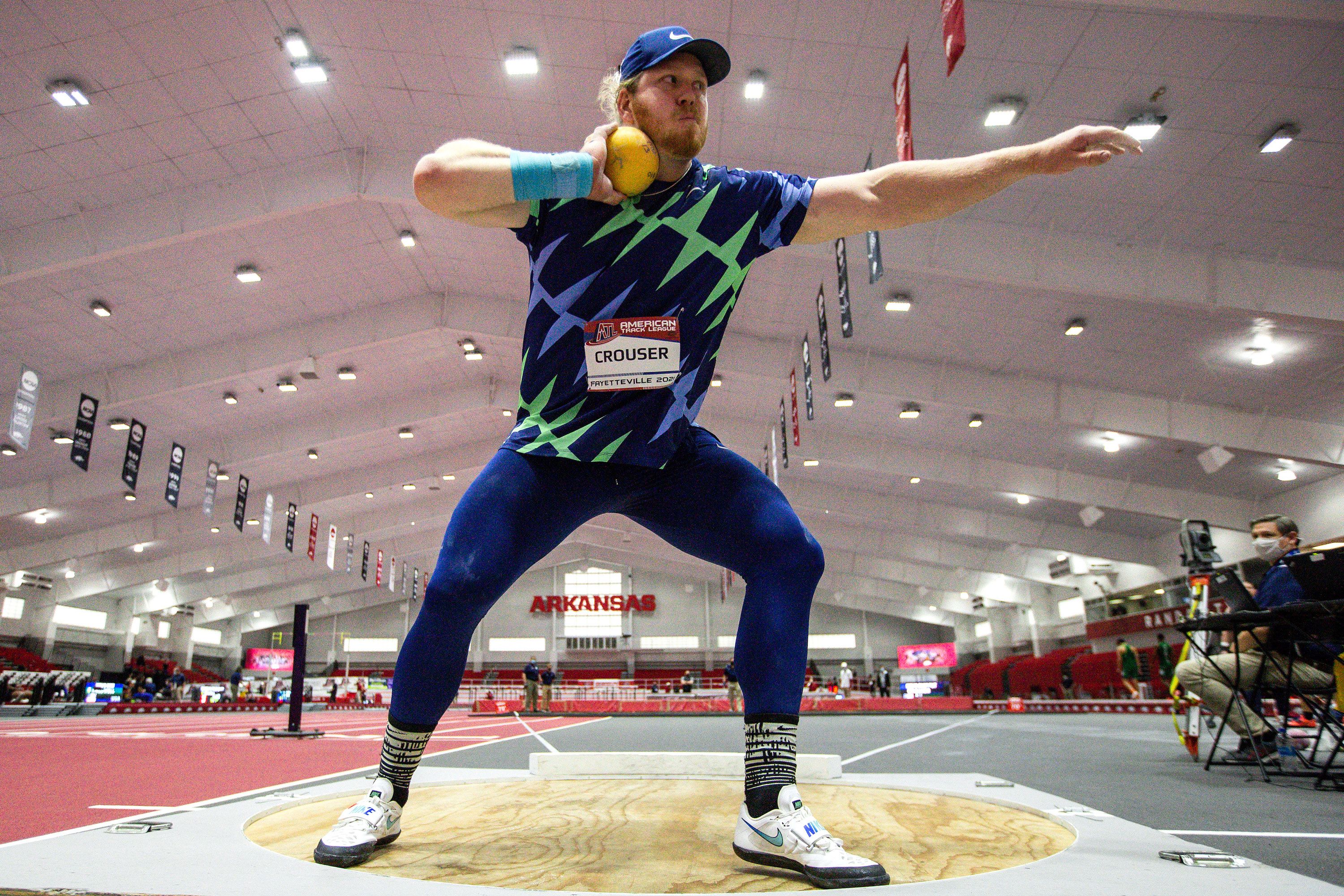 After smashing world indoor record, Crouser sets his ...