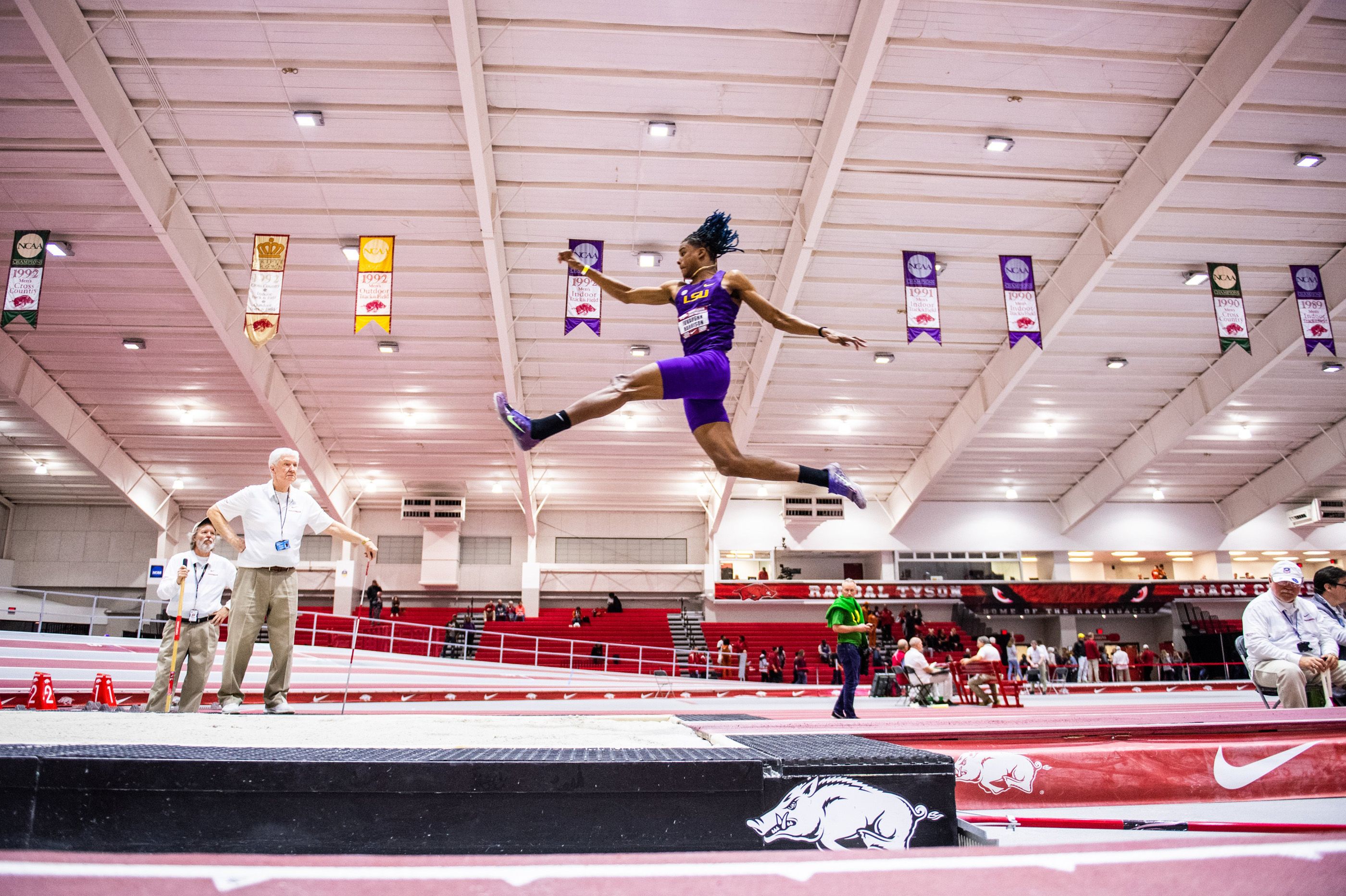 Already A Record Breaker Harrison Looks To Leap Higher And Longer Feature World Athletics