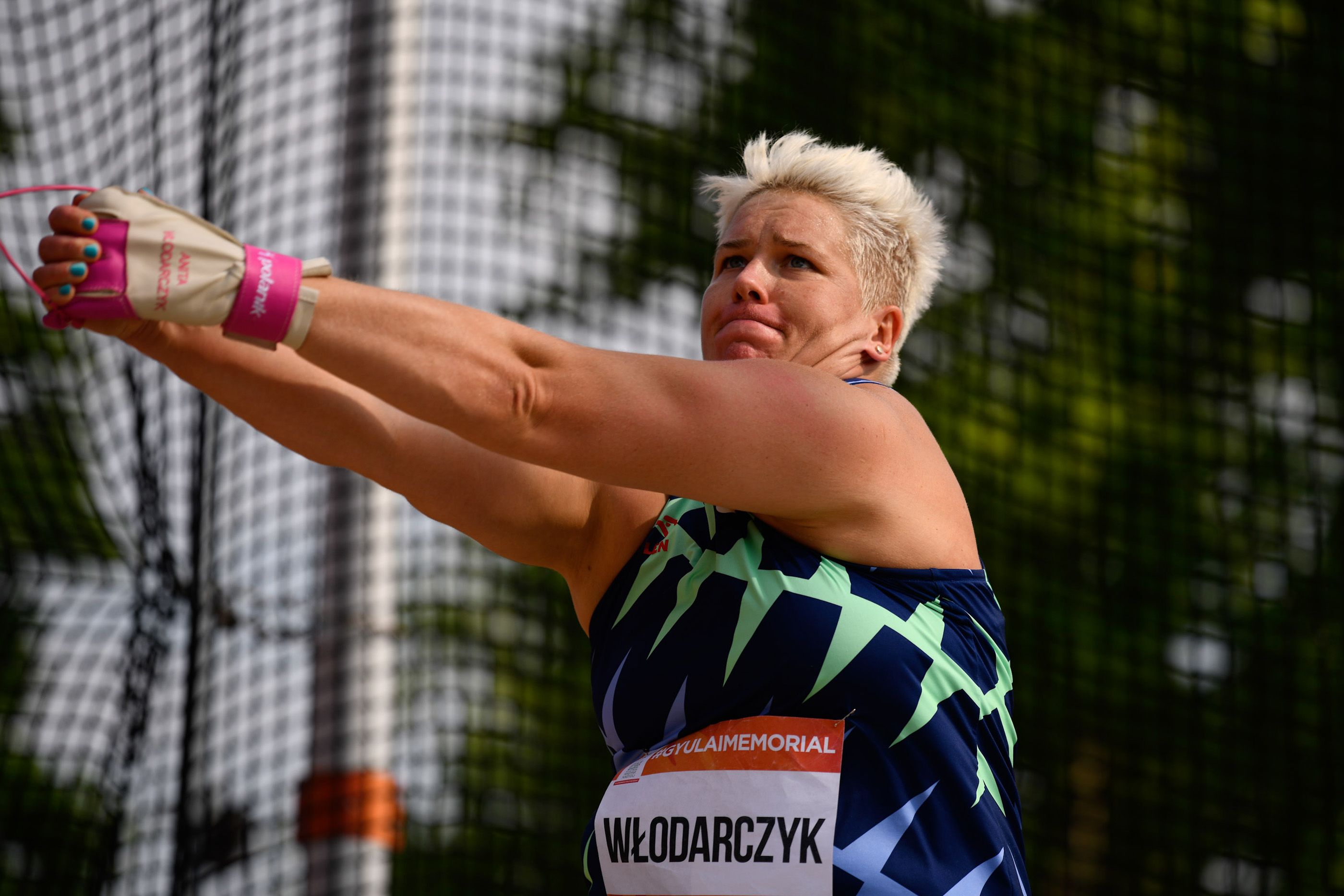 Anita Wlodarczyk in action in Szekesfehervar