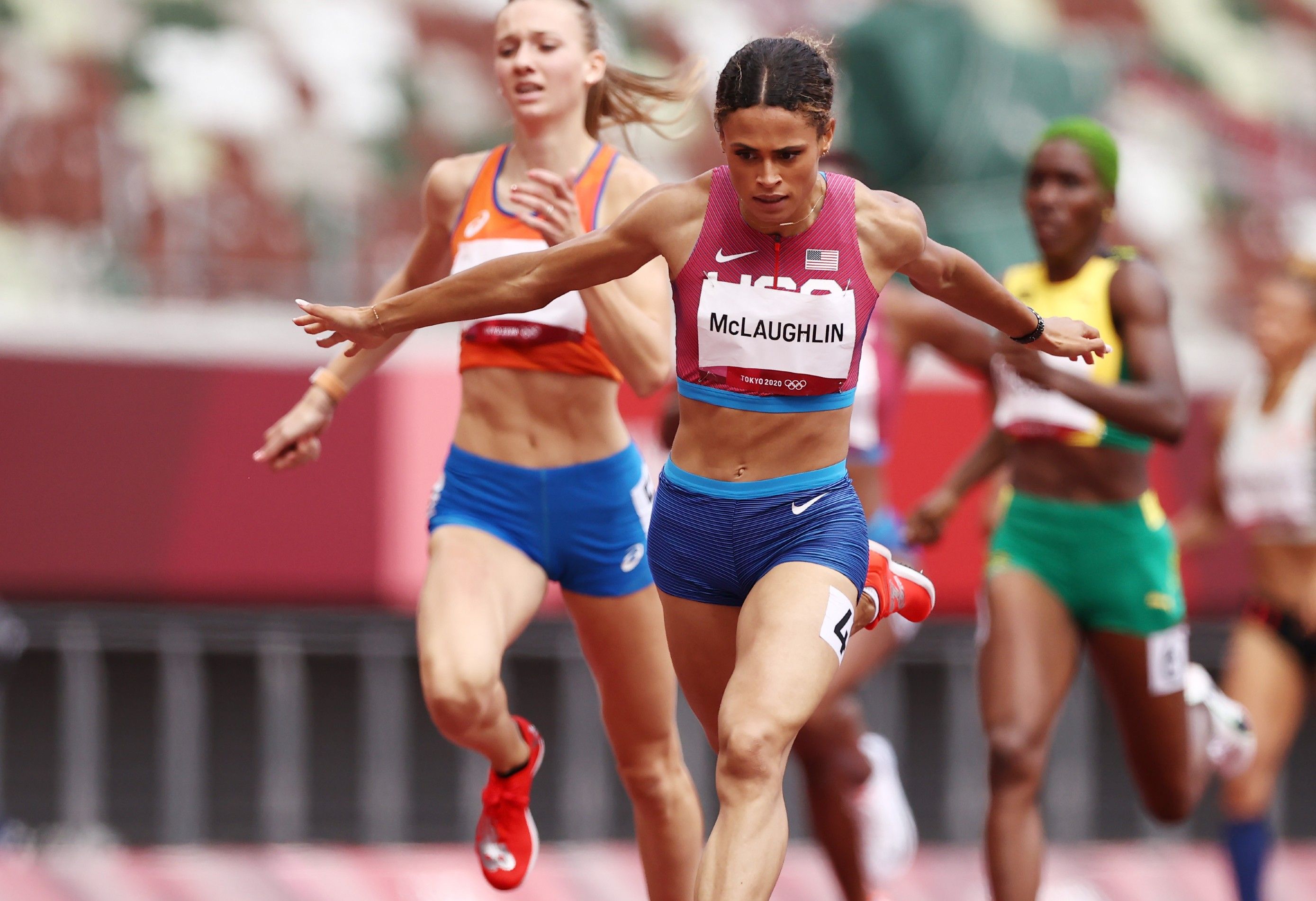 Sydney McLaughlin breaks the world 400m hurdles record to get Olympic gold in Tokyo