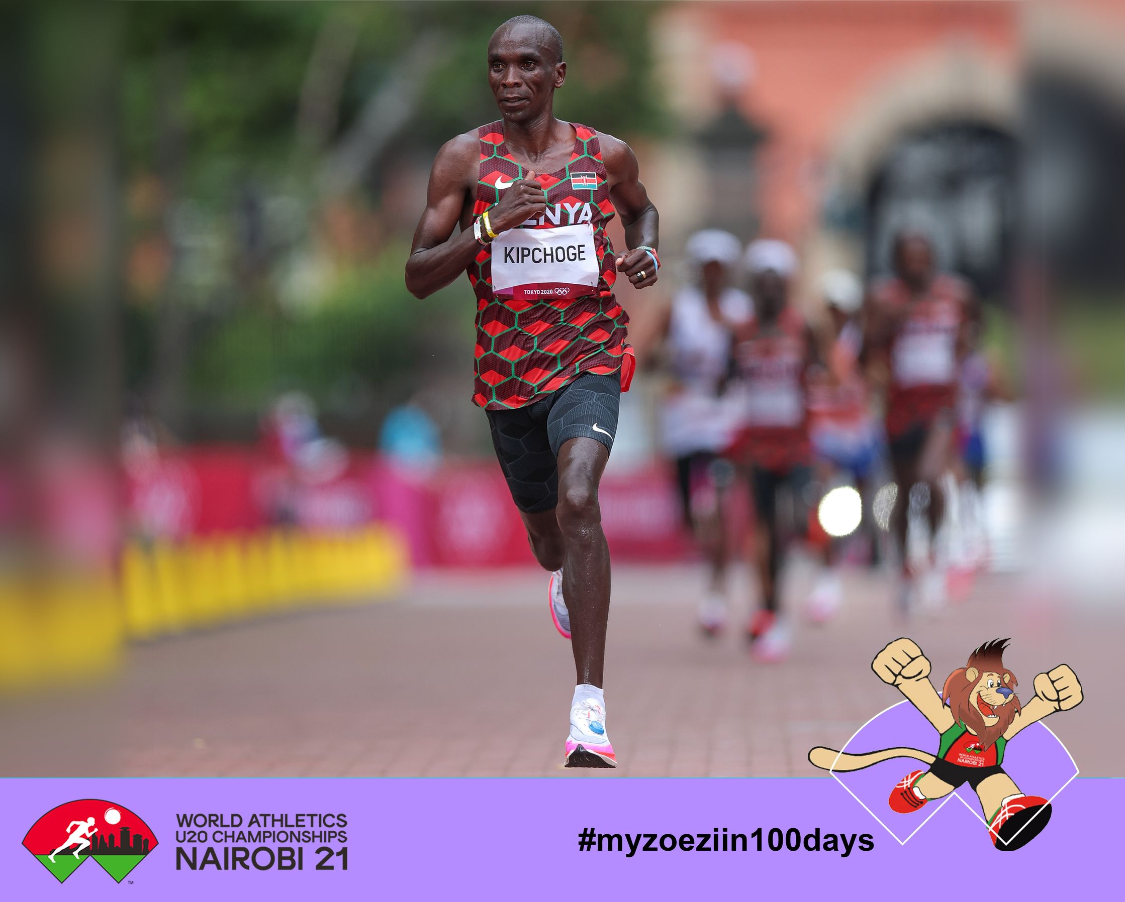 Eliud Kipchoge finished Sunday&rsquo;s marathon with an 80-second lead over the silver medalist, Abdi Nageeye of the Netherlands.