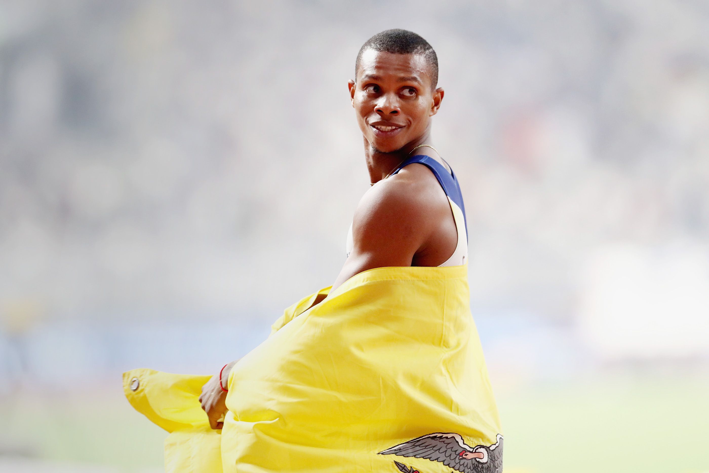 Ecuadorian sprinter Alex Quinonez