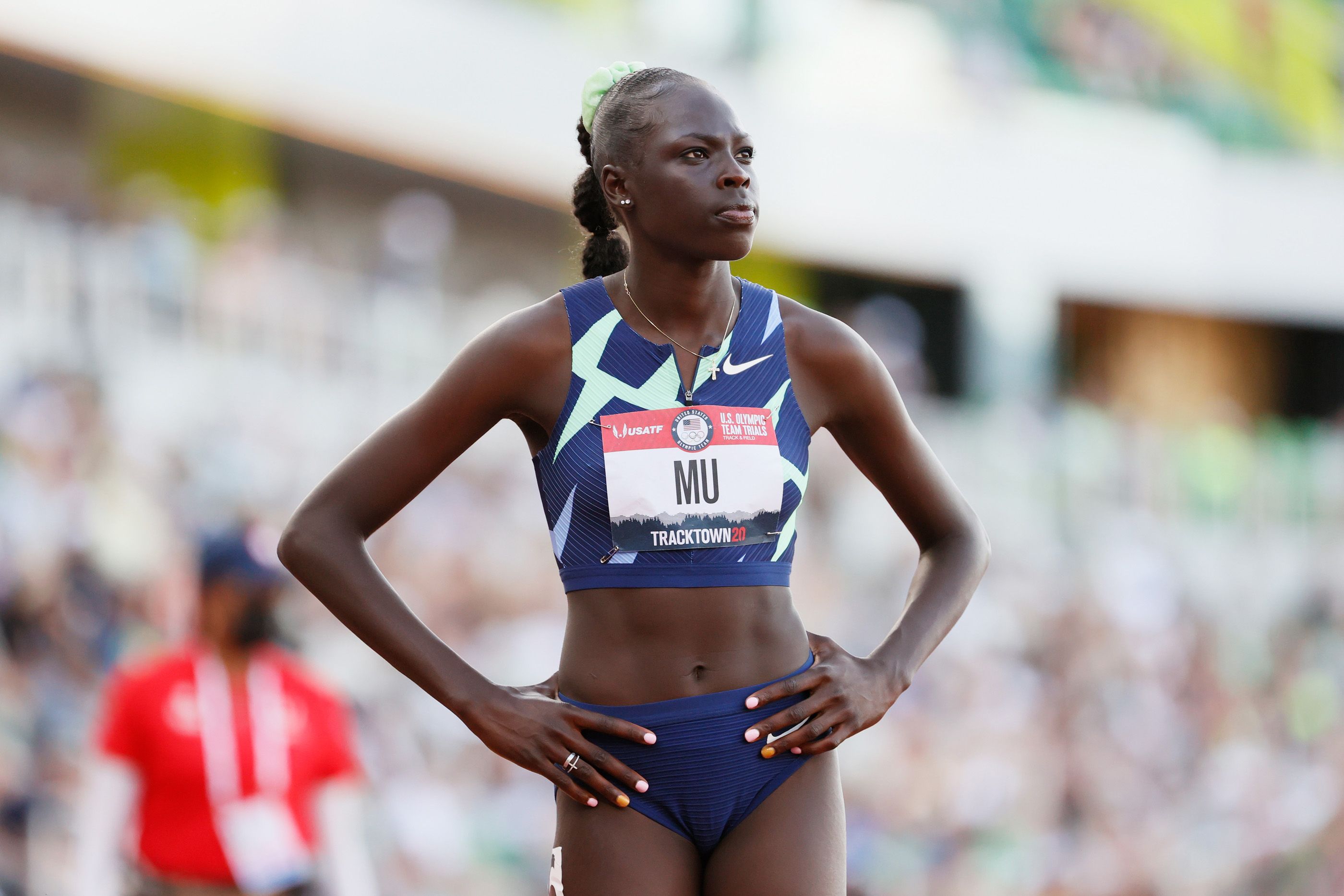 Athing Mu smashes U.S. record in women's 800m win at Prefontaine