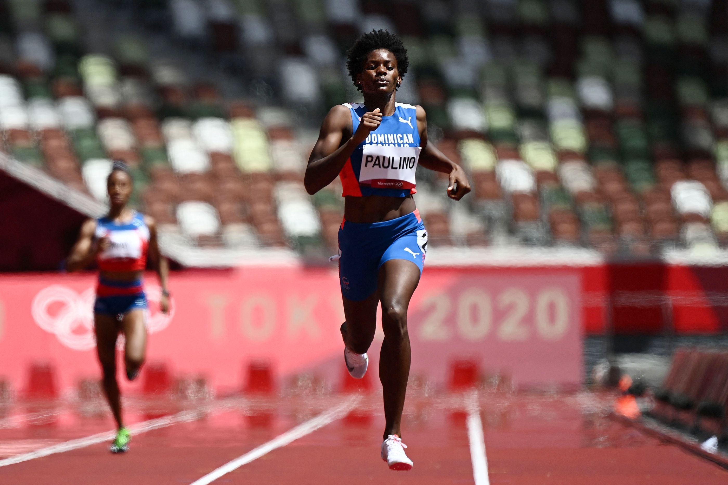 Marileidy Paulino in action at the Tokyo Olympics