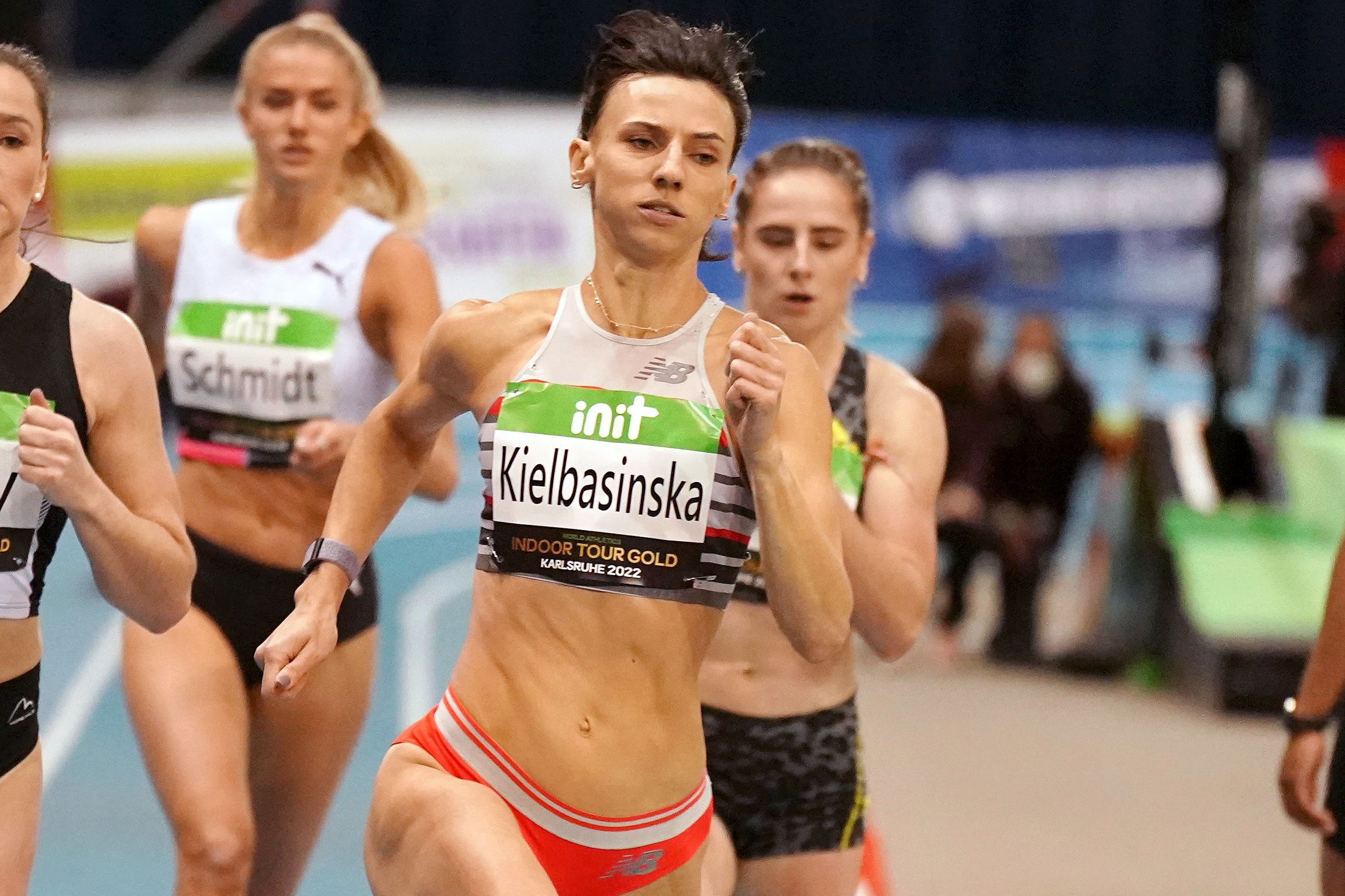 Polish sprinter Anna Kielbasinska