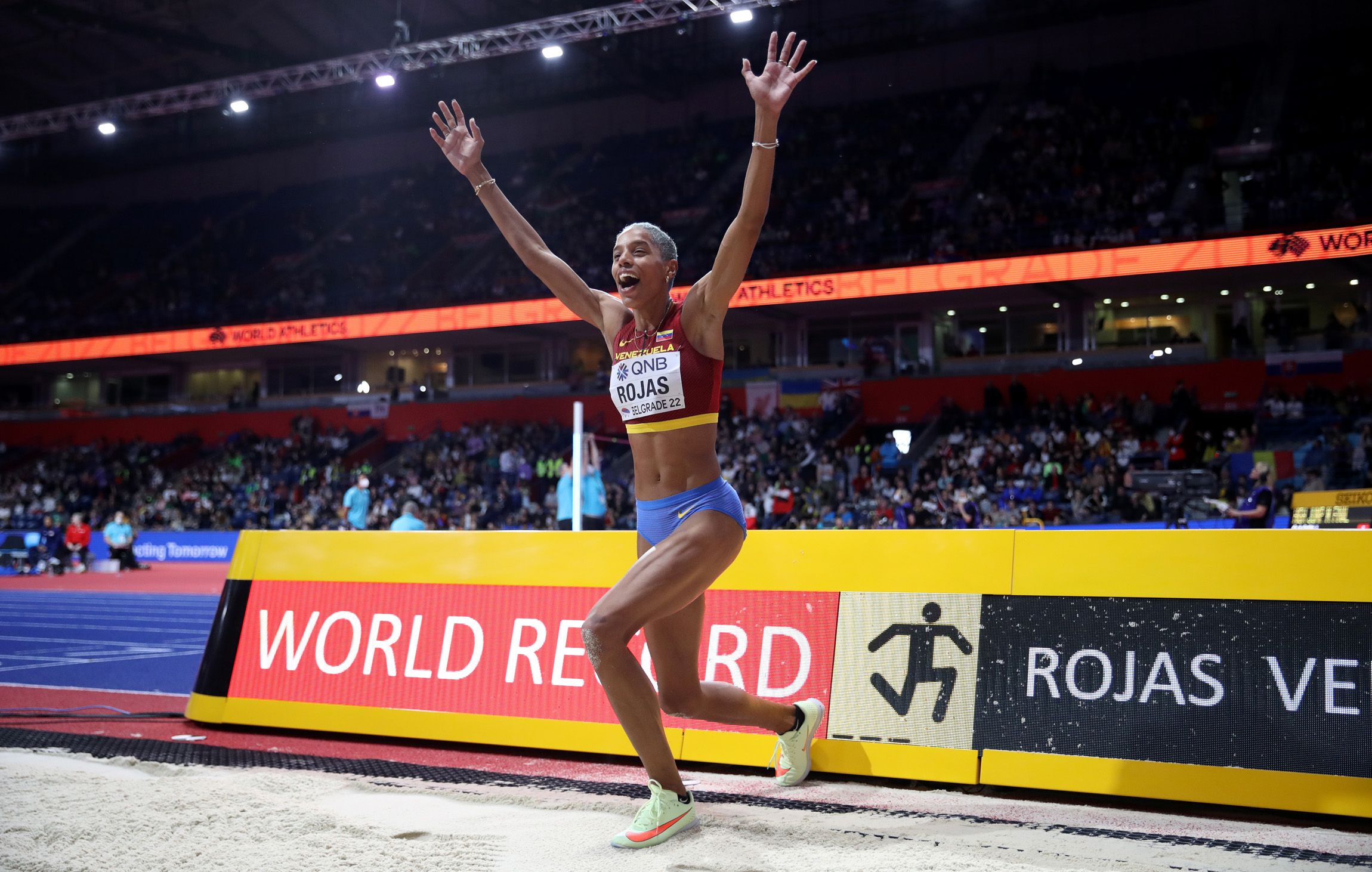 Yulimar Rojas breaks the world triple jump medal in Belgrade