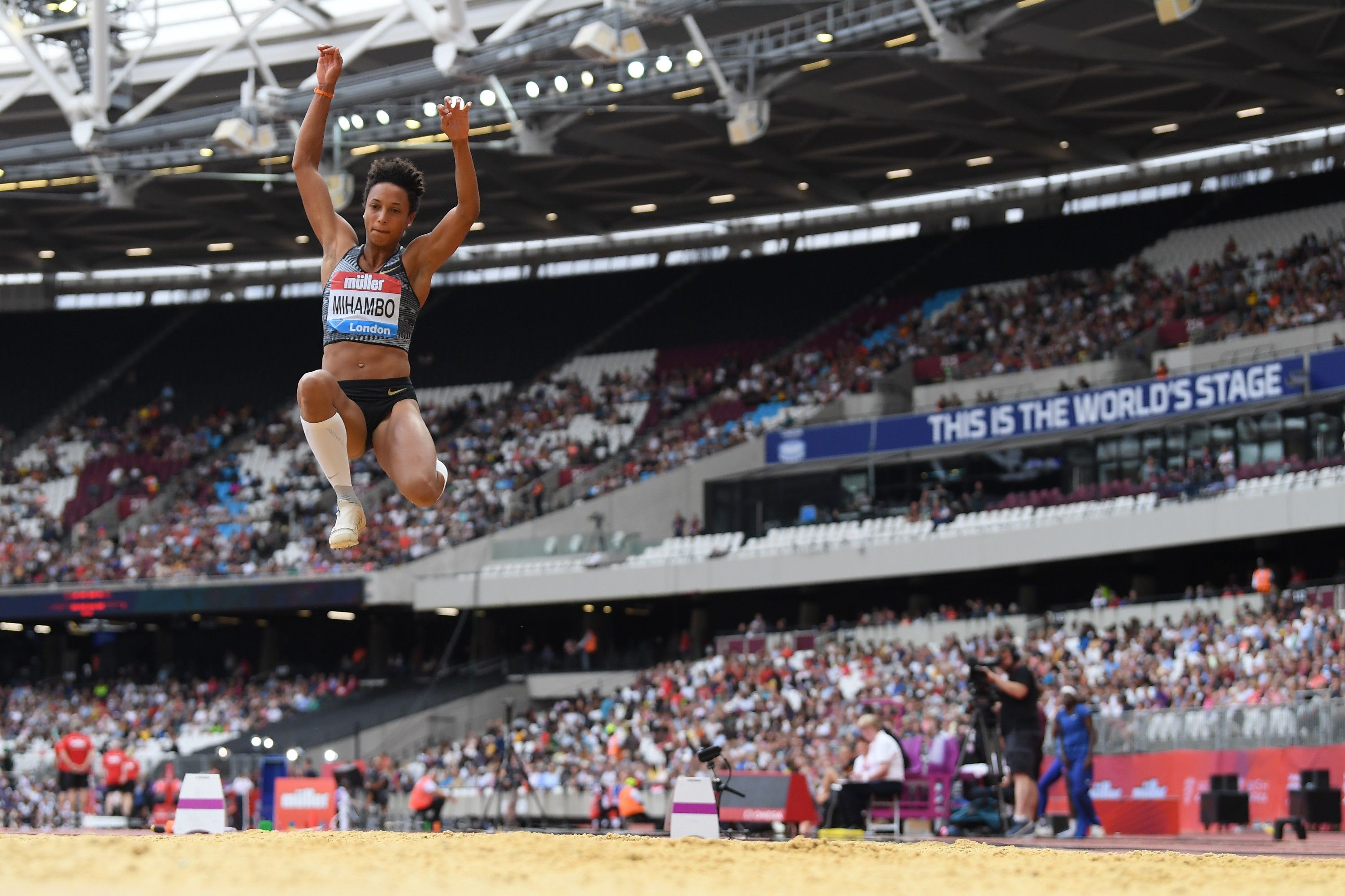 Olympic and world long jump champion Malaika Mihambo