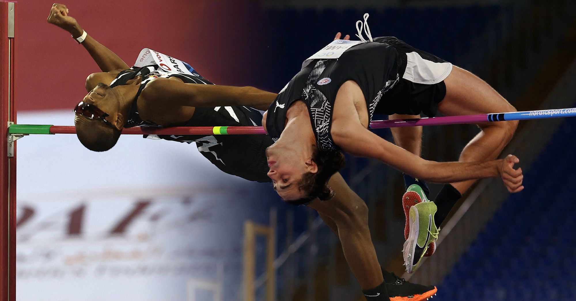 Mutaz Barshim and Gianmarco Tamberi