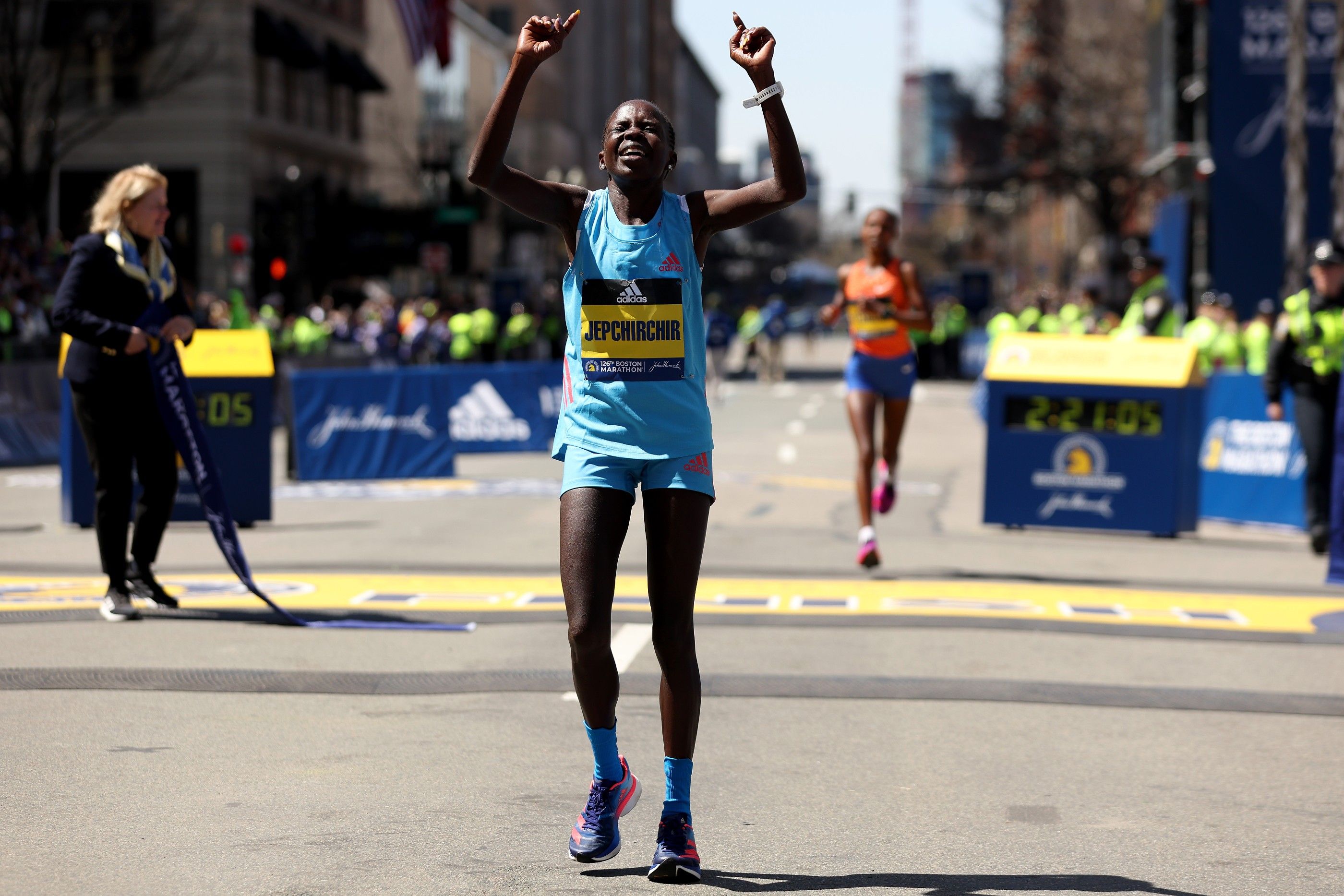 Peres Jepchirchir wins the 126th BAA Boston Marathon