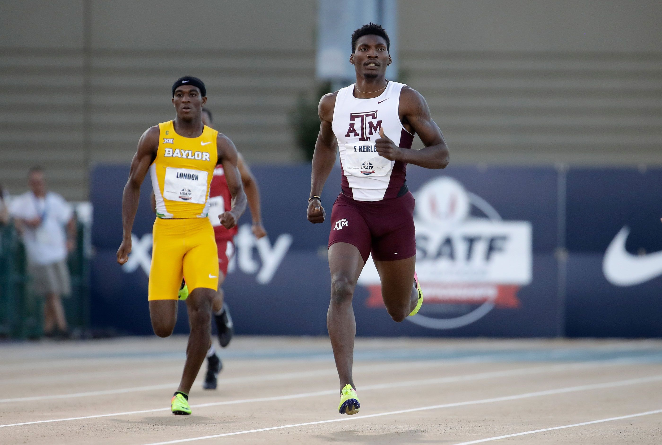 US sprinter Fred Kerley