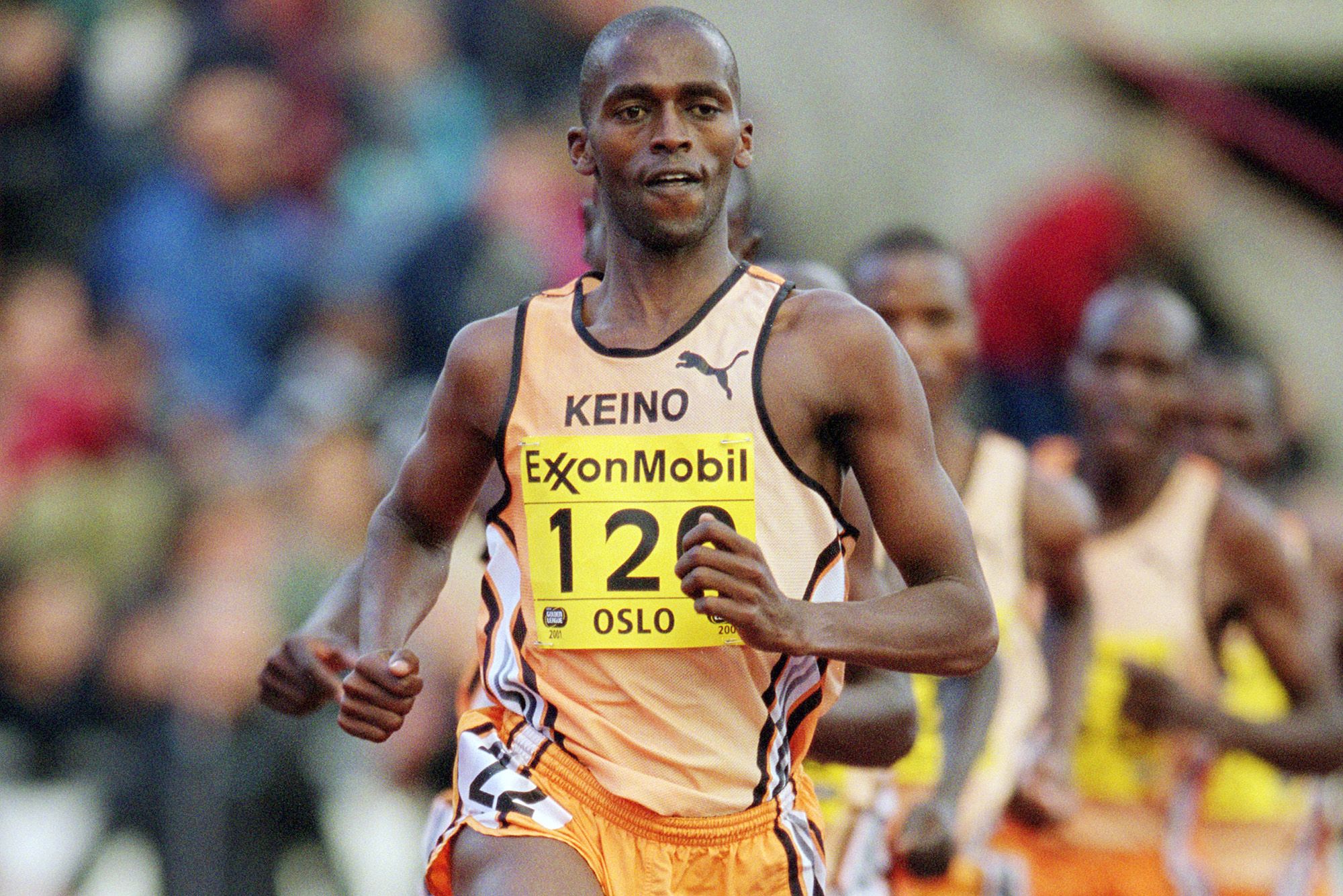 Kenyan middle-distance runner Martin Keino