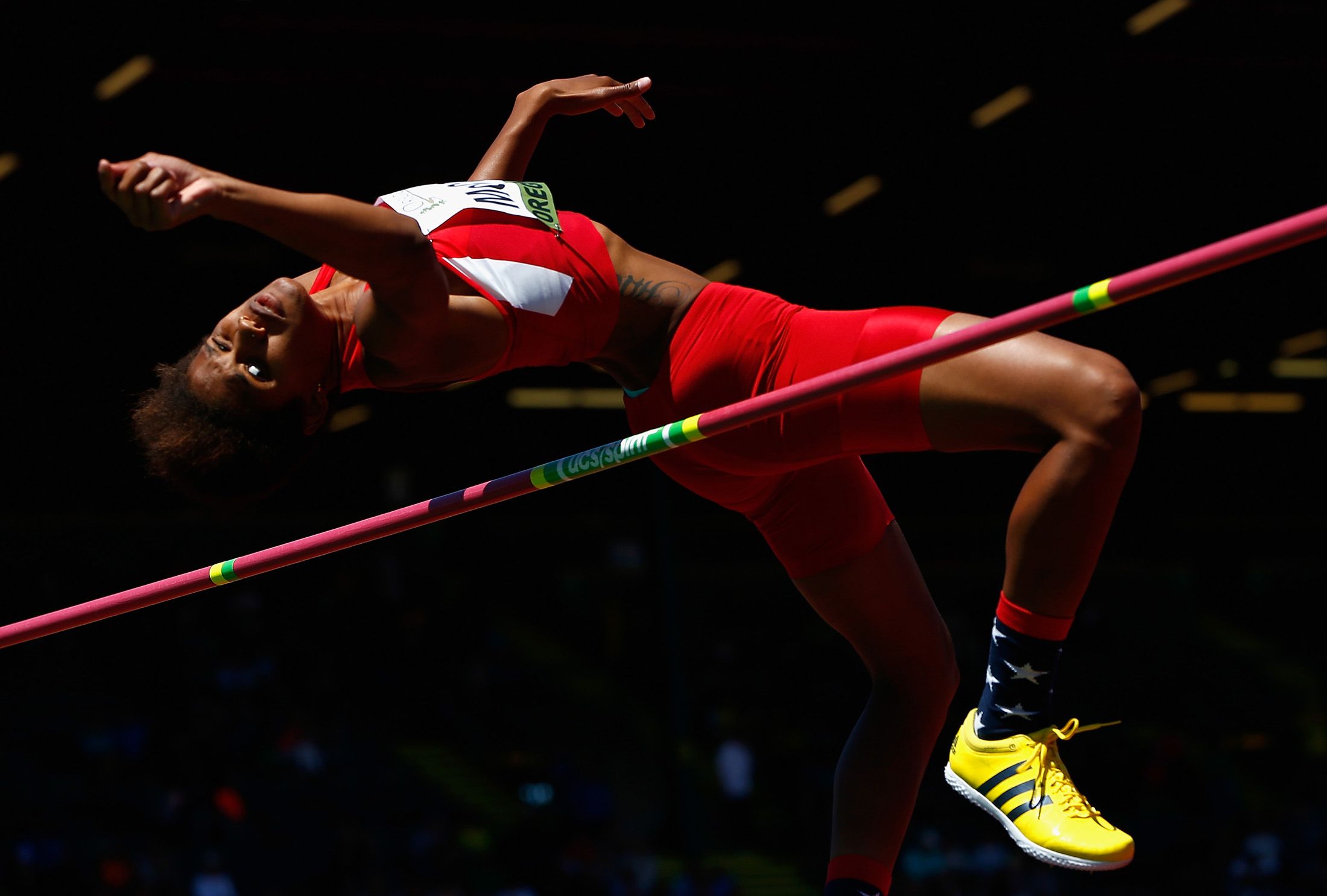 Rachel McCoy at the 2014 World U20 Championships