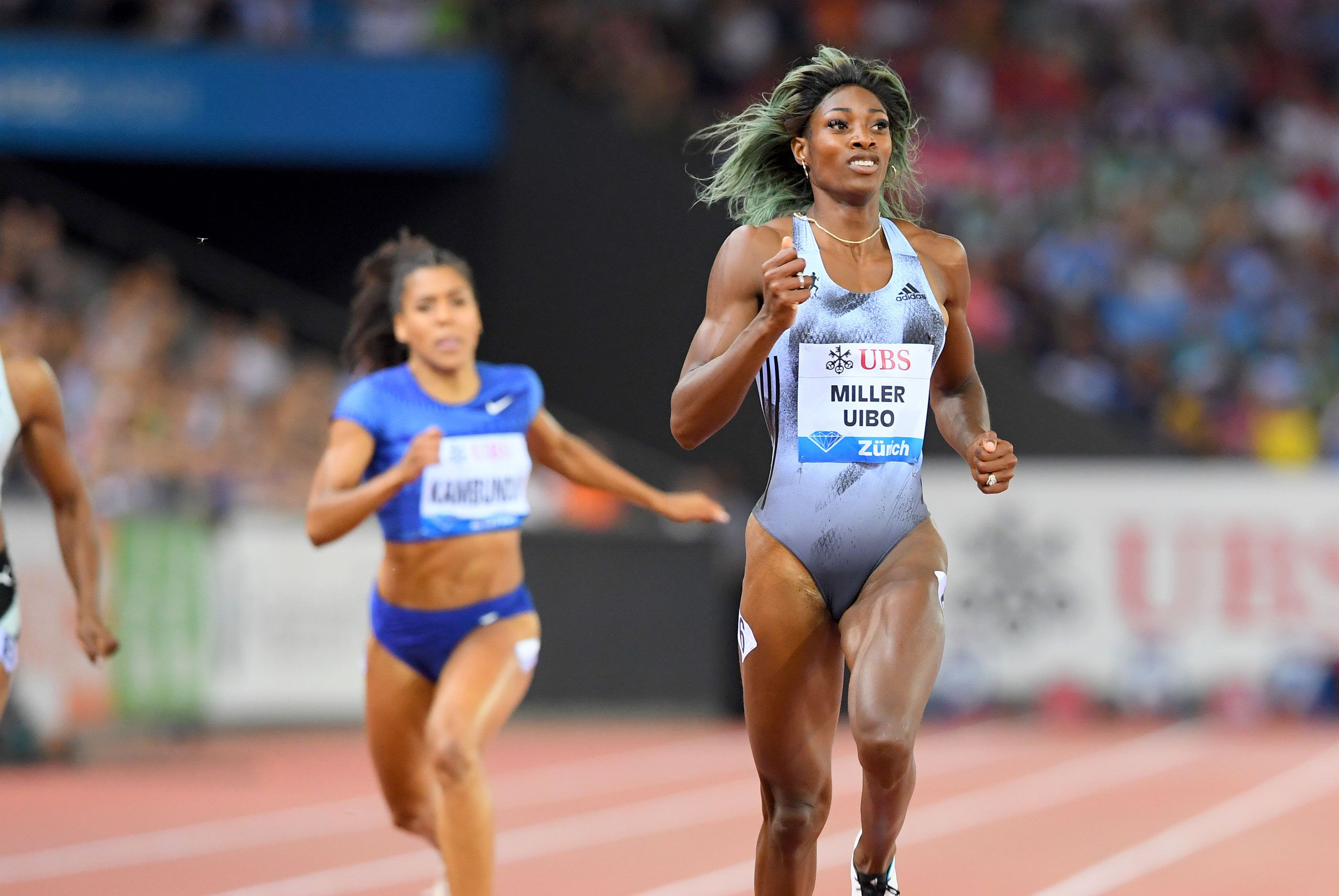 Shaunae Miller-Uibo wins the 2019 Diamond League final in Zurich