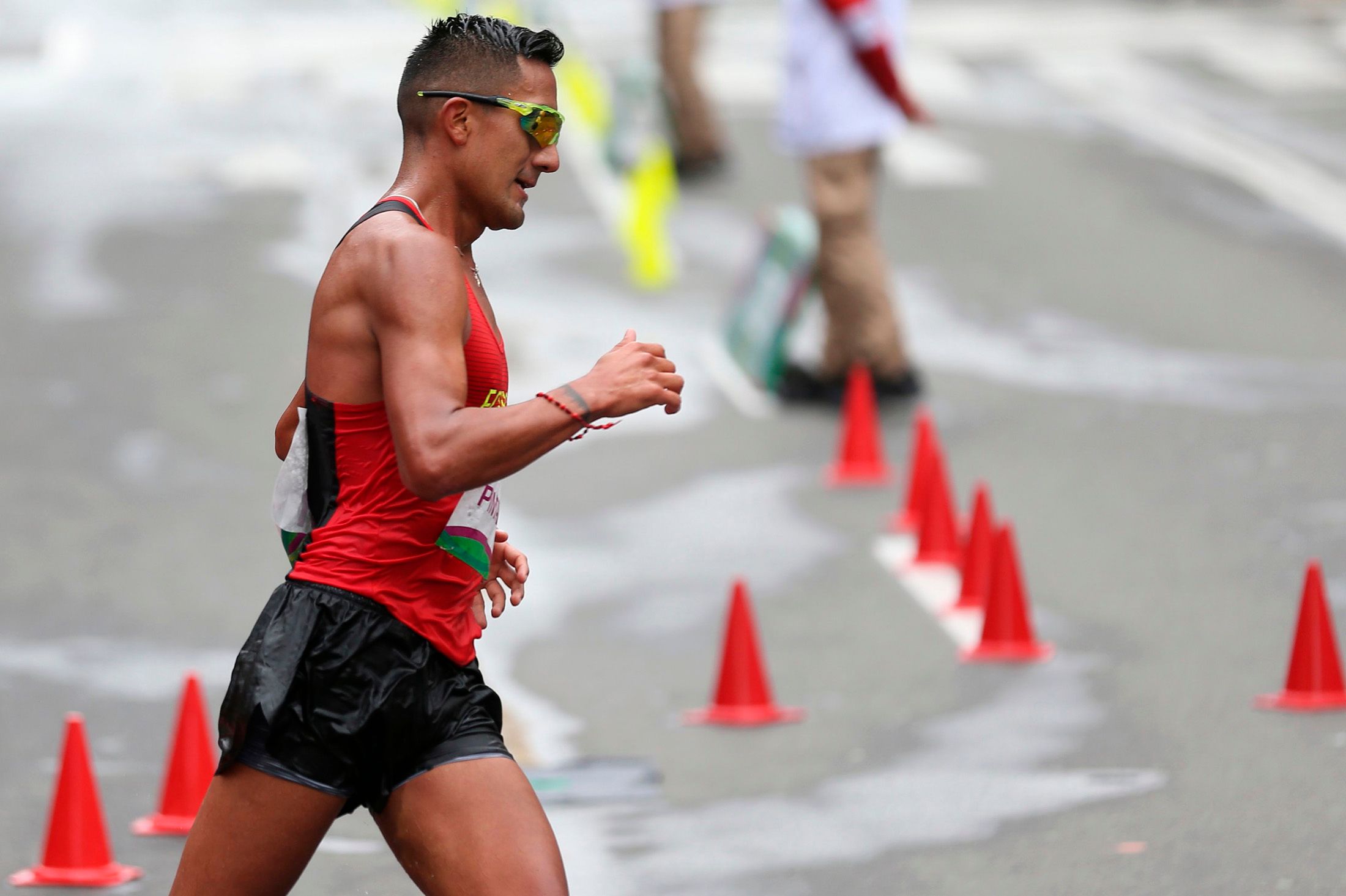 Ecuadorian race walker Brian Pintado