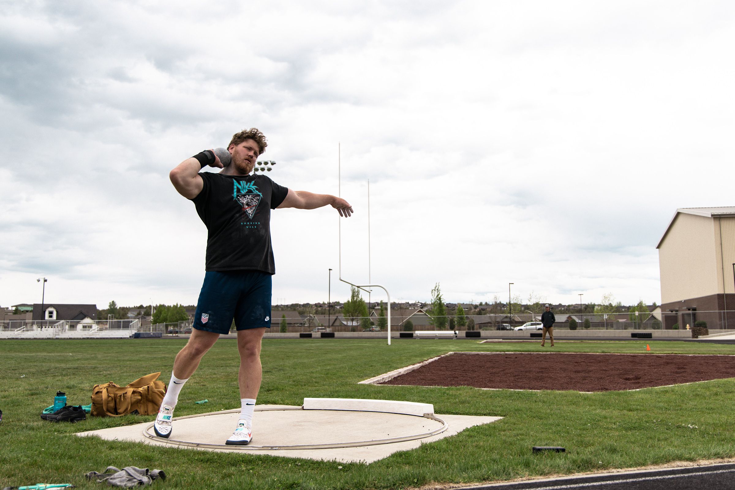 Ryan Crouser training in Oregon