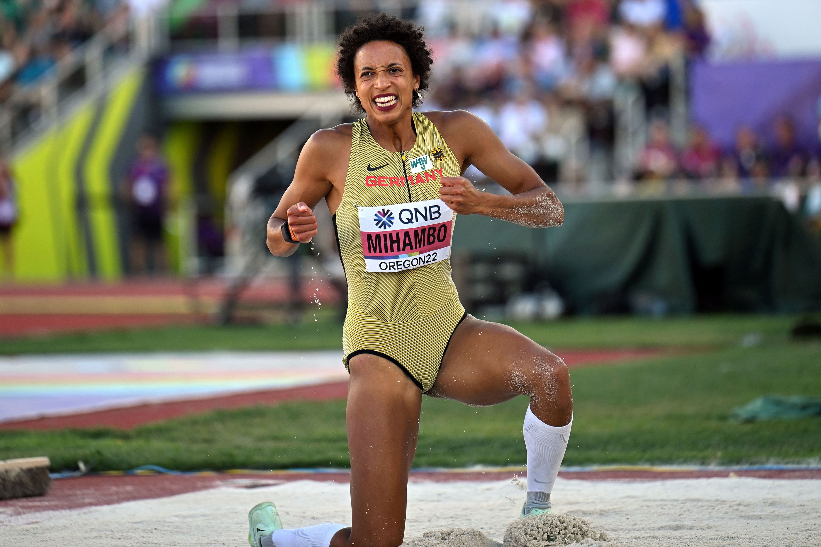 World long jump champion Malaika Mihambo in Oregon