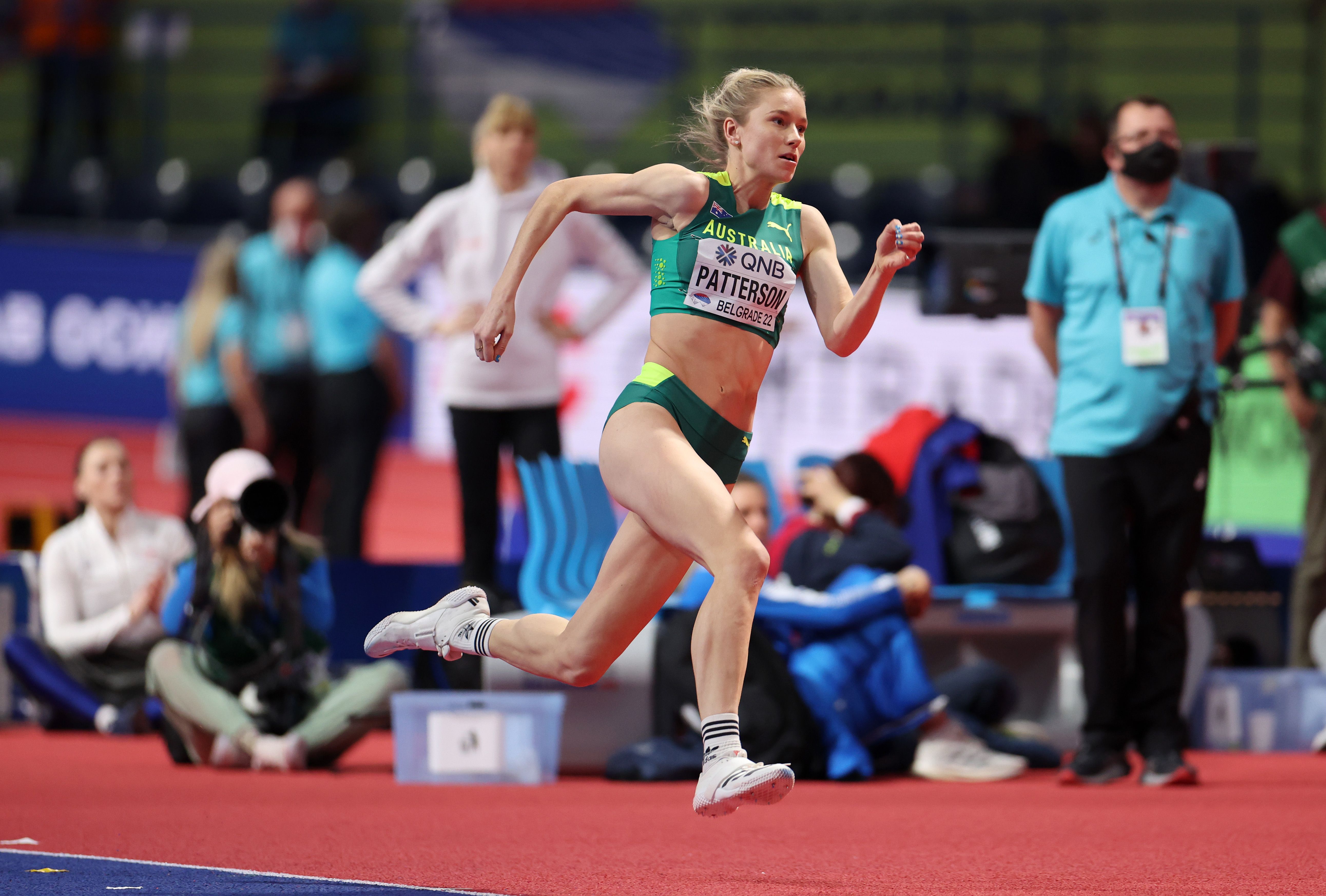Eleanor Patterson at the World Athletics Indoor Championships Belgrade 22