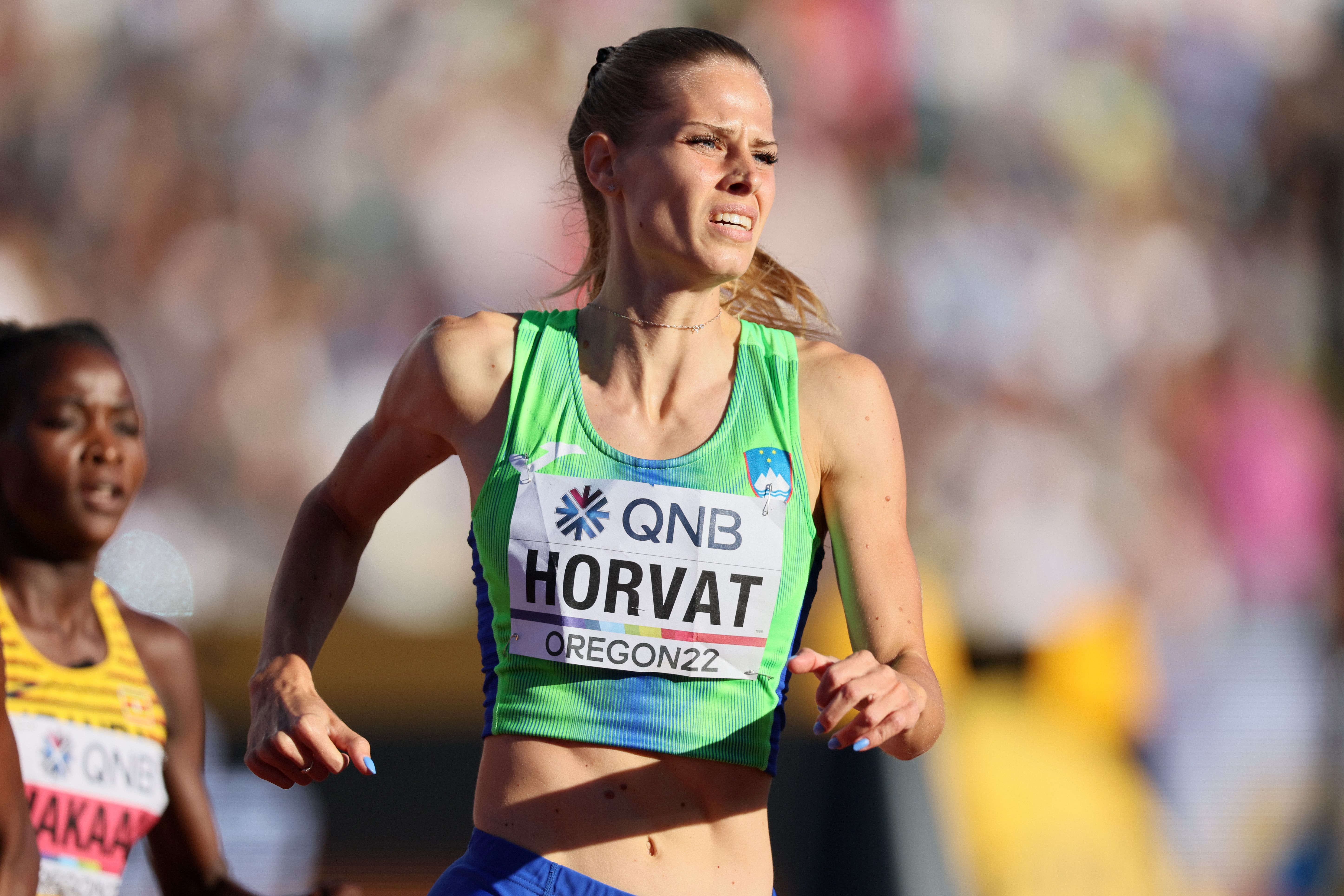 Anita Horvat at the World Athletics Championships Oregon22