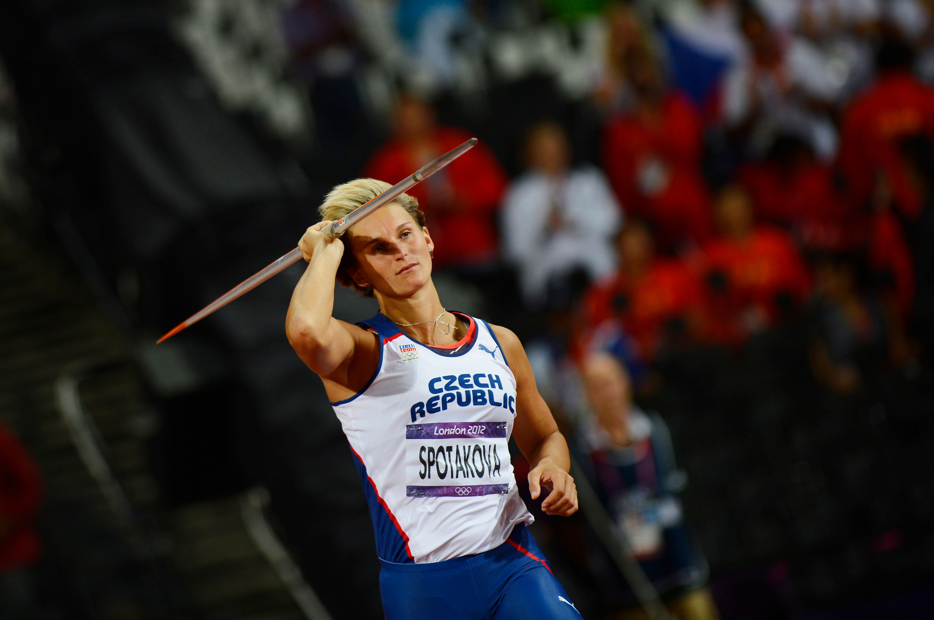 Barbora Spotakova at the London 2012 Olympic Games