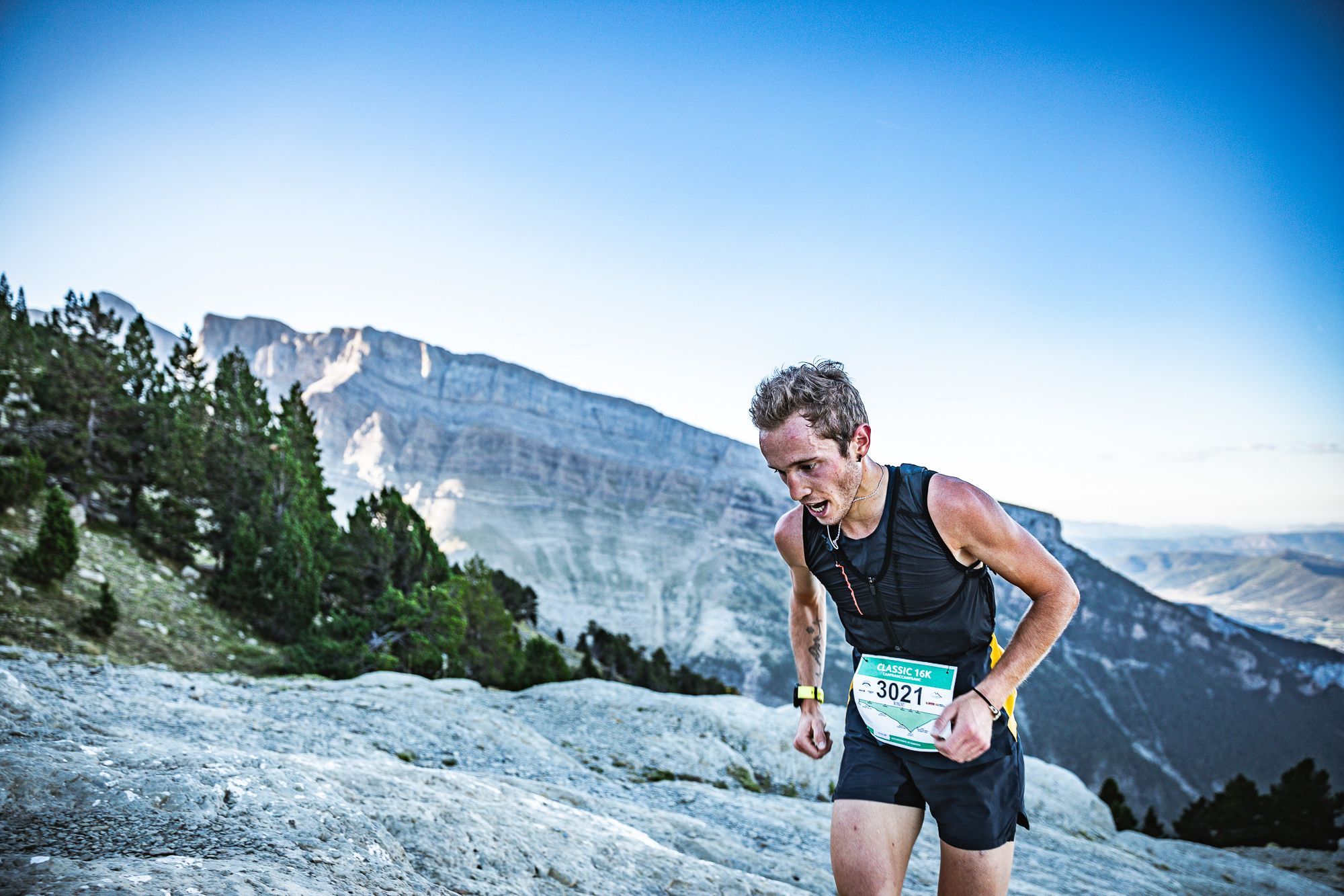 Robert Loic at the Canfranc Classic 16k