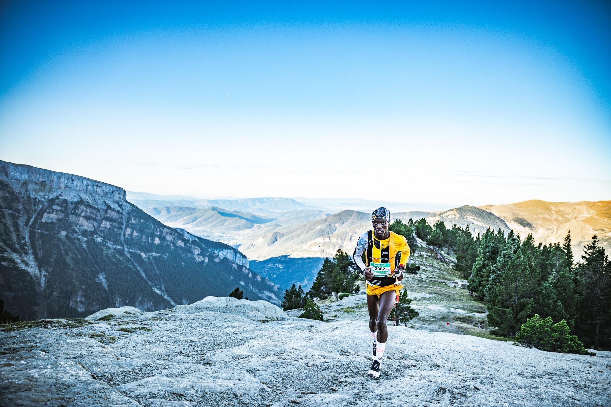 Kenya's Philemon Kiriago at the Canfranc Classic 16k