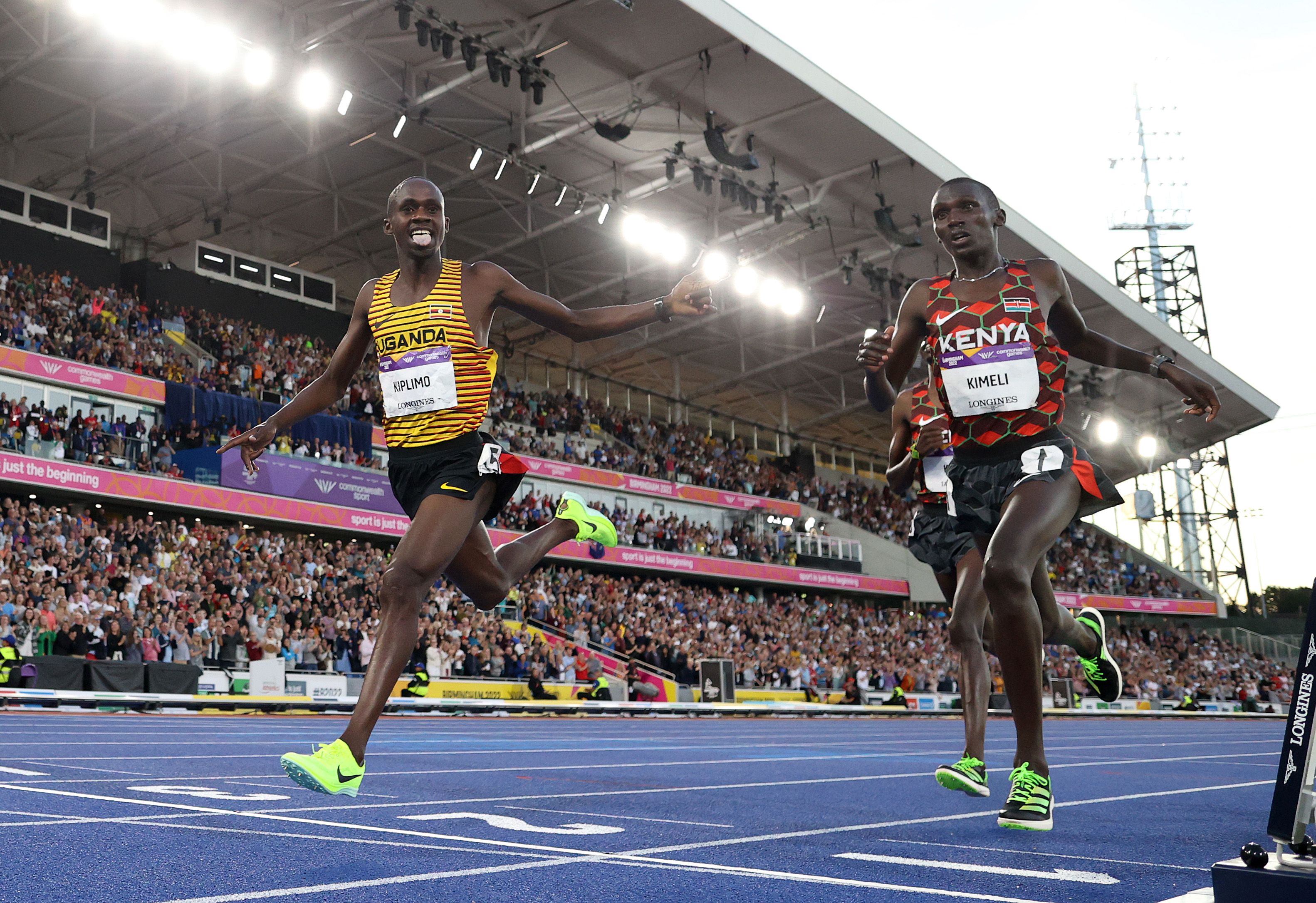Jacob Kiplimo wins the 5000m at the Commonwealth Games