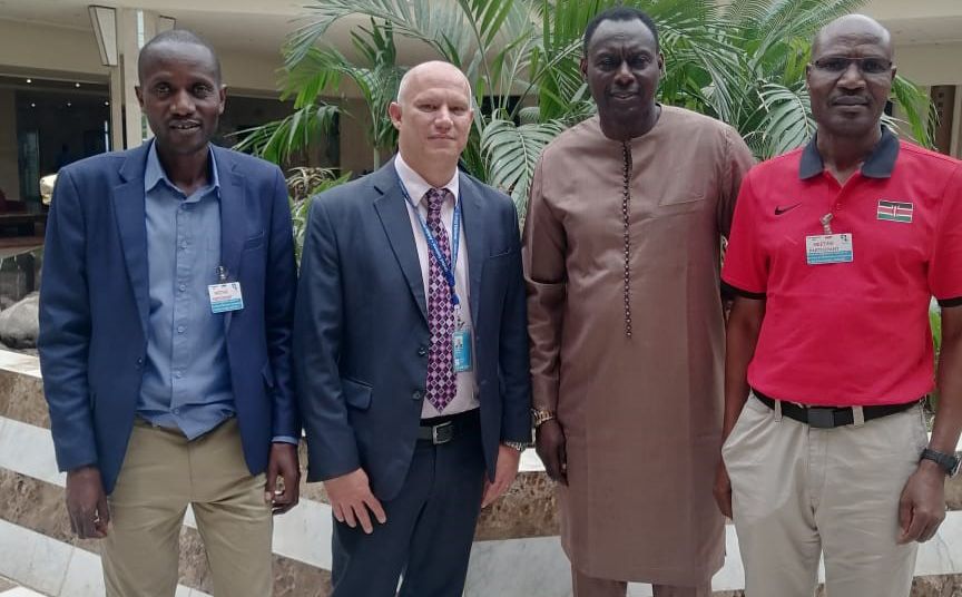 Senegal’s Amadou Dia Ba and Kenya’s William Tanui in Dakar
