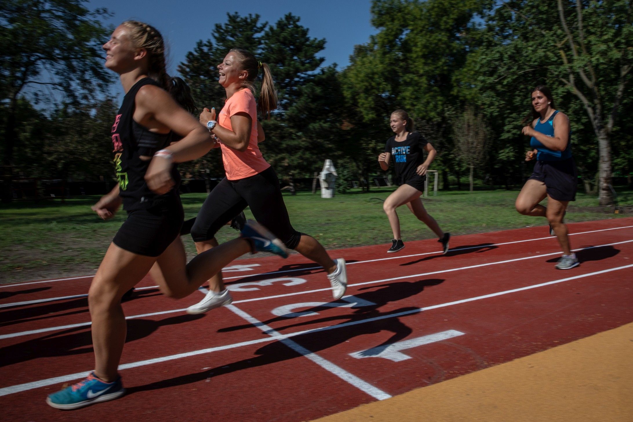 Városliget running track, Budapest, Hungary