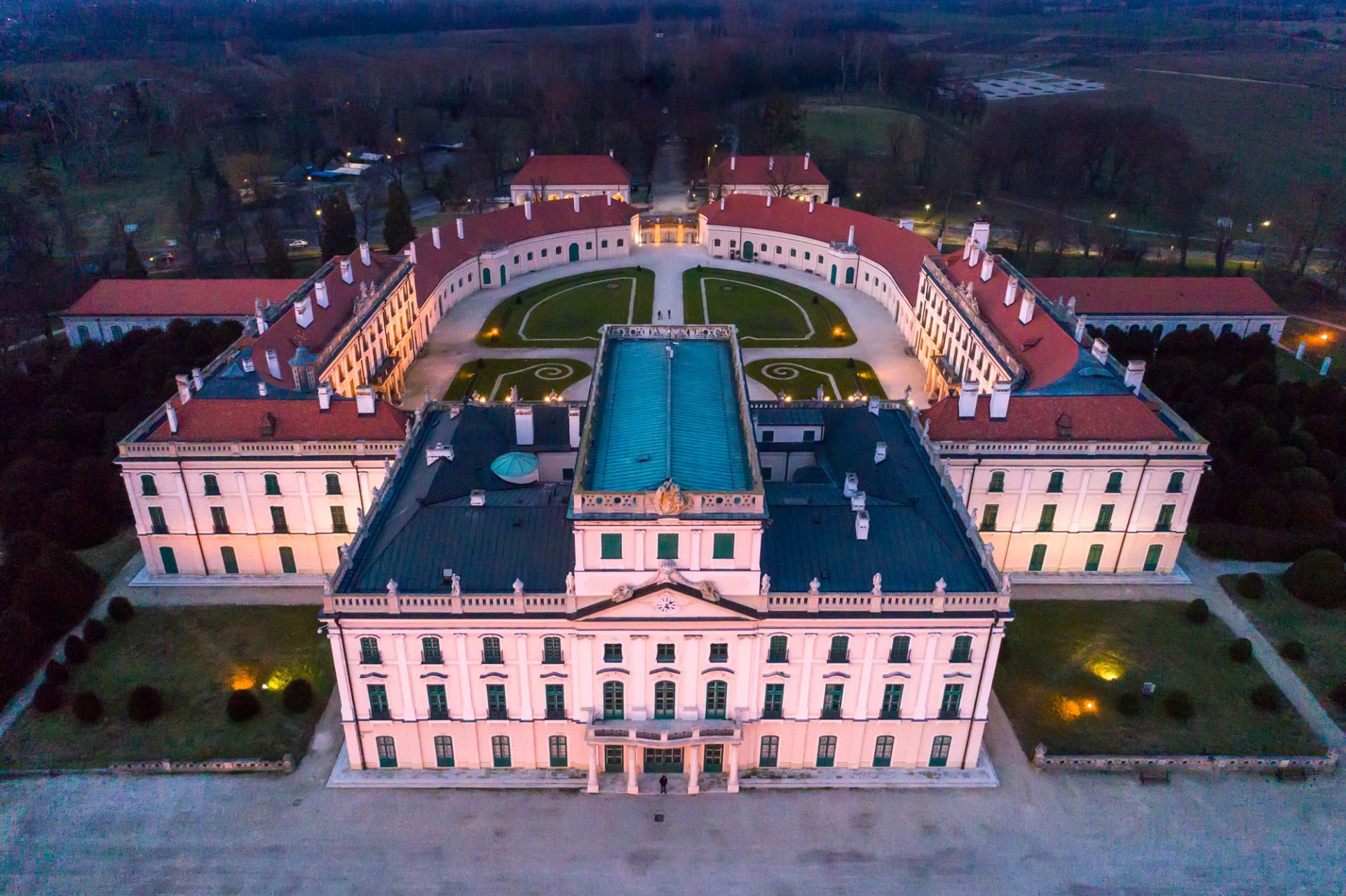 Esterházy Castle in Fertőd, Hungary