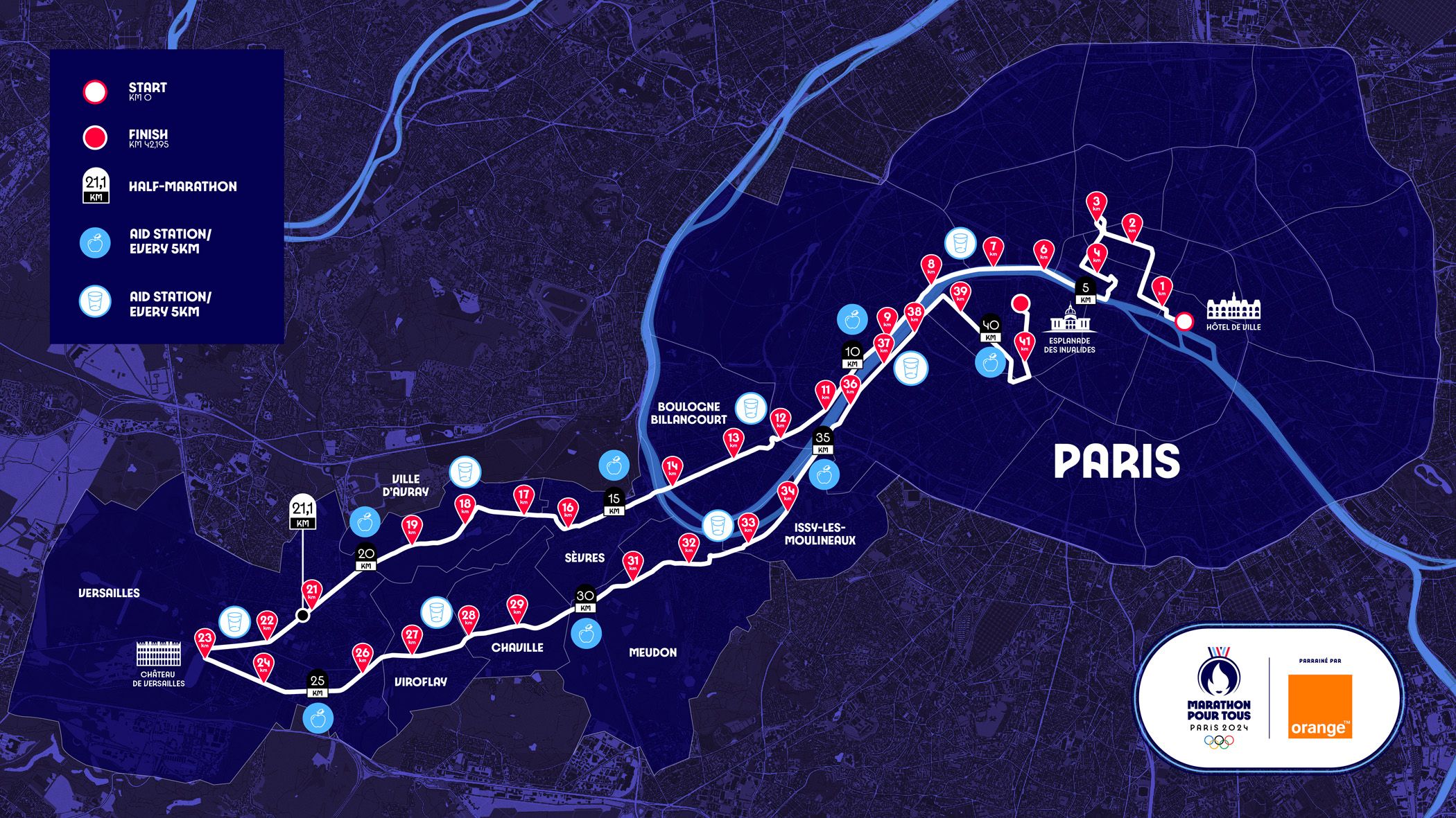 Paris 2024 reveals routes for Olympic marathon and mass event run