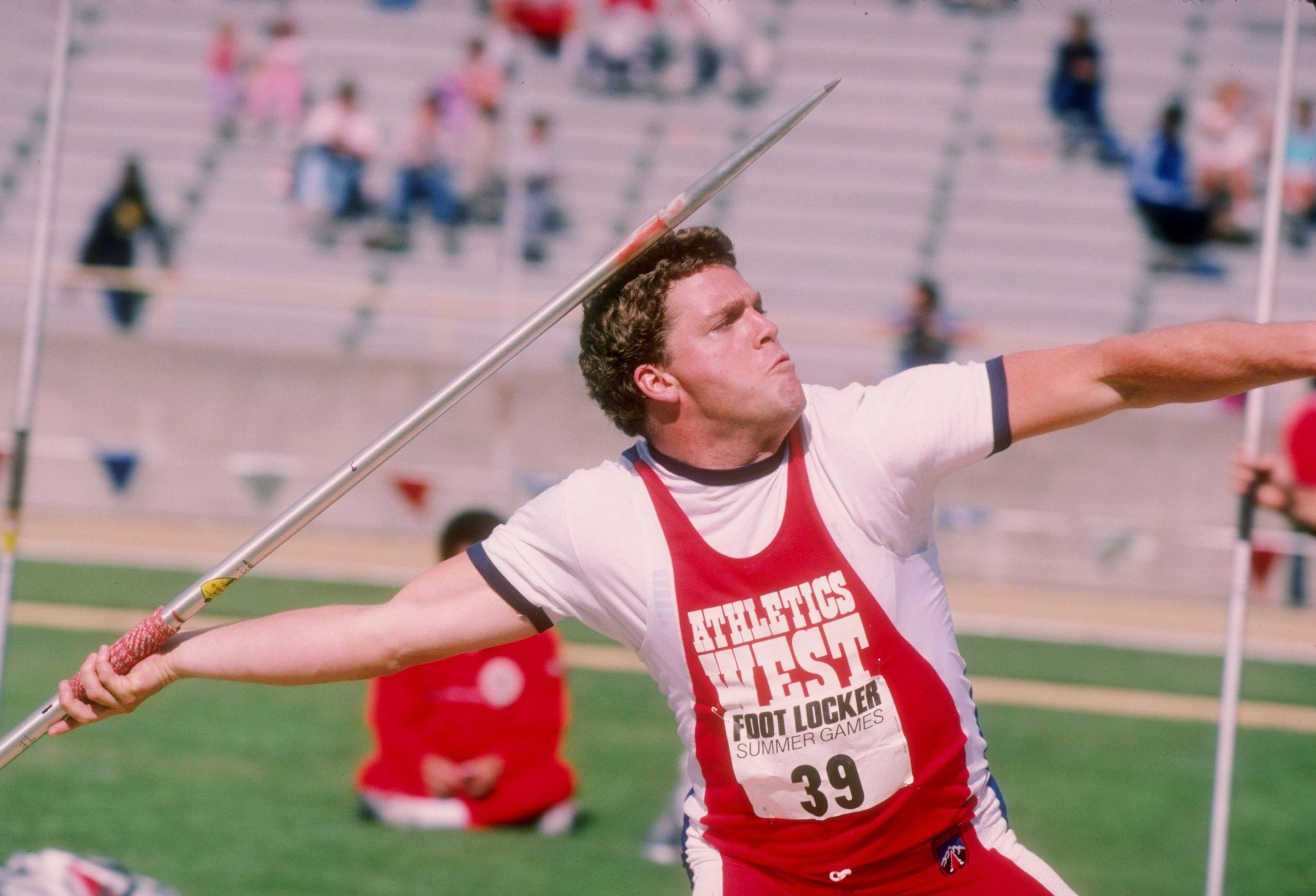 US javelin thrower Tom Petranoff