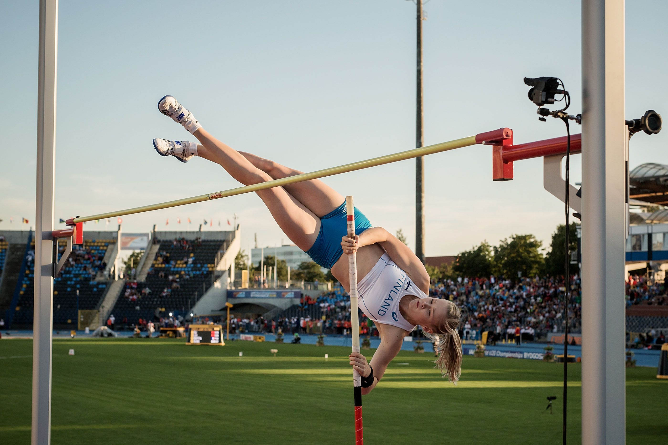 Wilma Murto at the 2016 World U20 Championships in Bydgoszcz