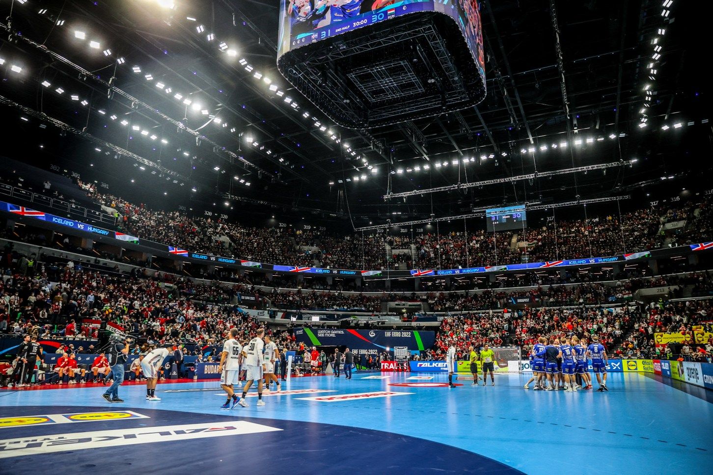 2022 EHF European Men’s Handball Championships at the Budapest's newly built MVM Dome