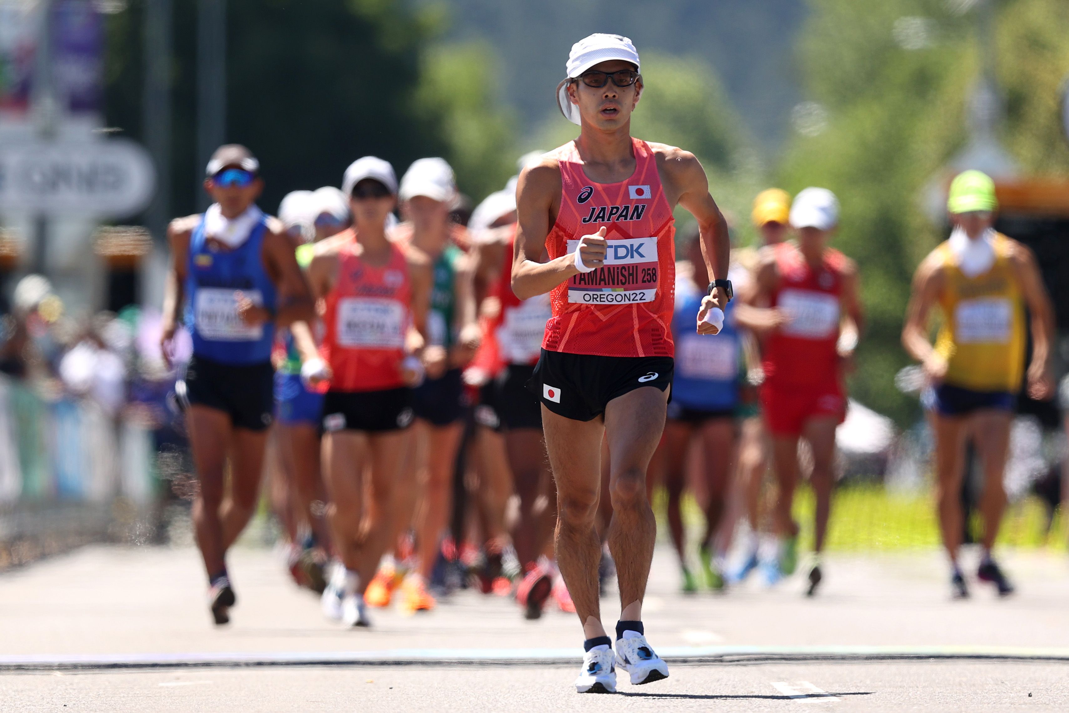 Toshikazu Yamanishi at the World Athletics Championships Oregon22