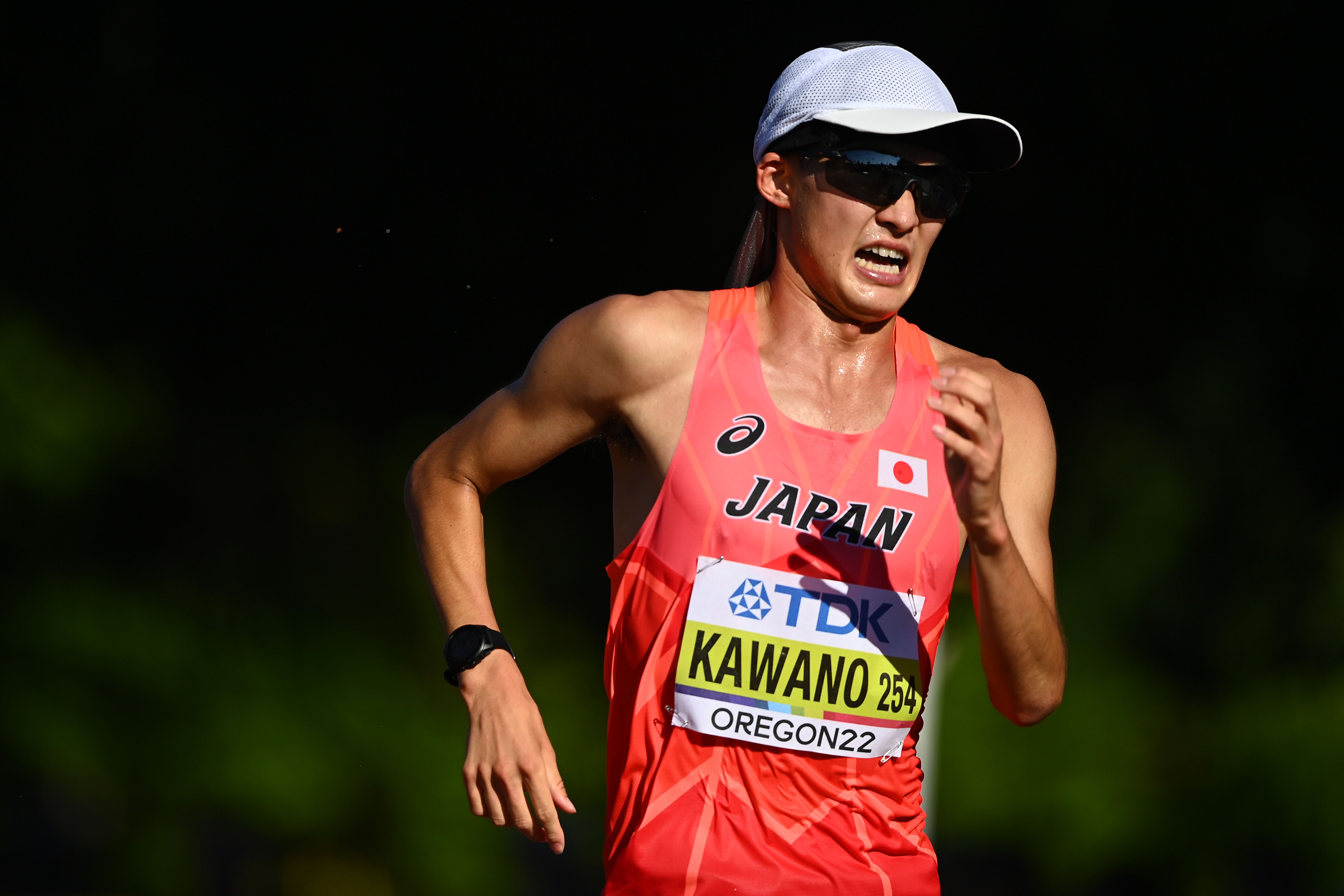 Masatora Kawano at the World Athletics Championships Oregon22