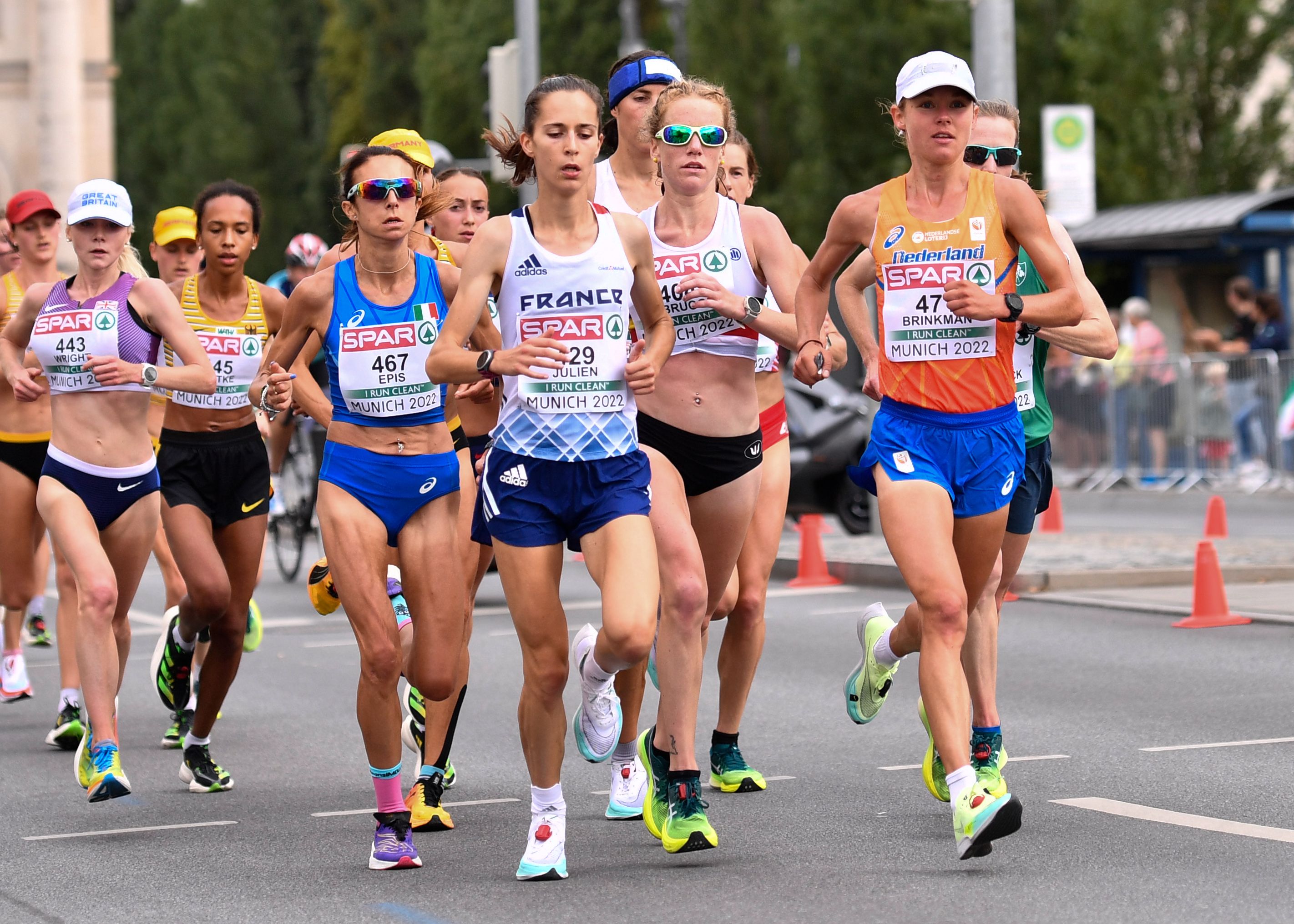Nienke Brinkman in action at the European Championships