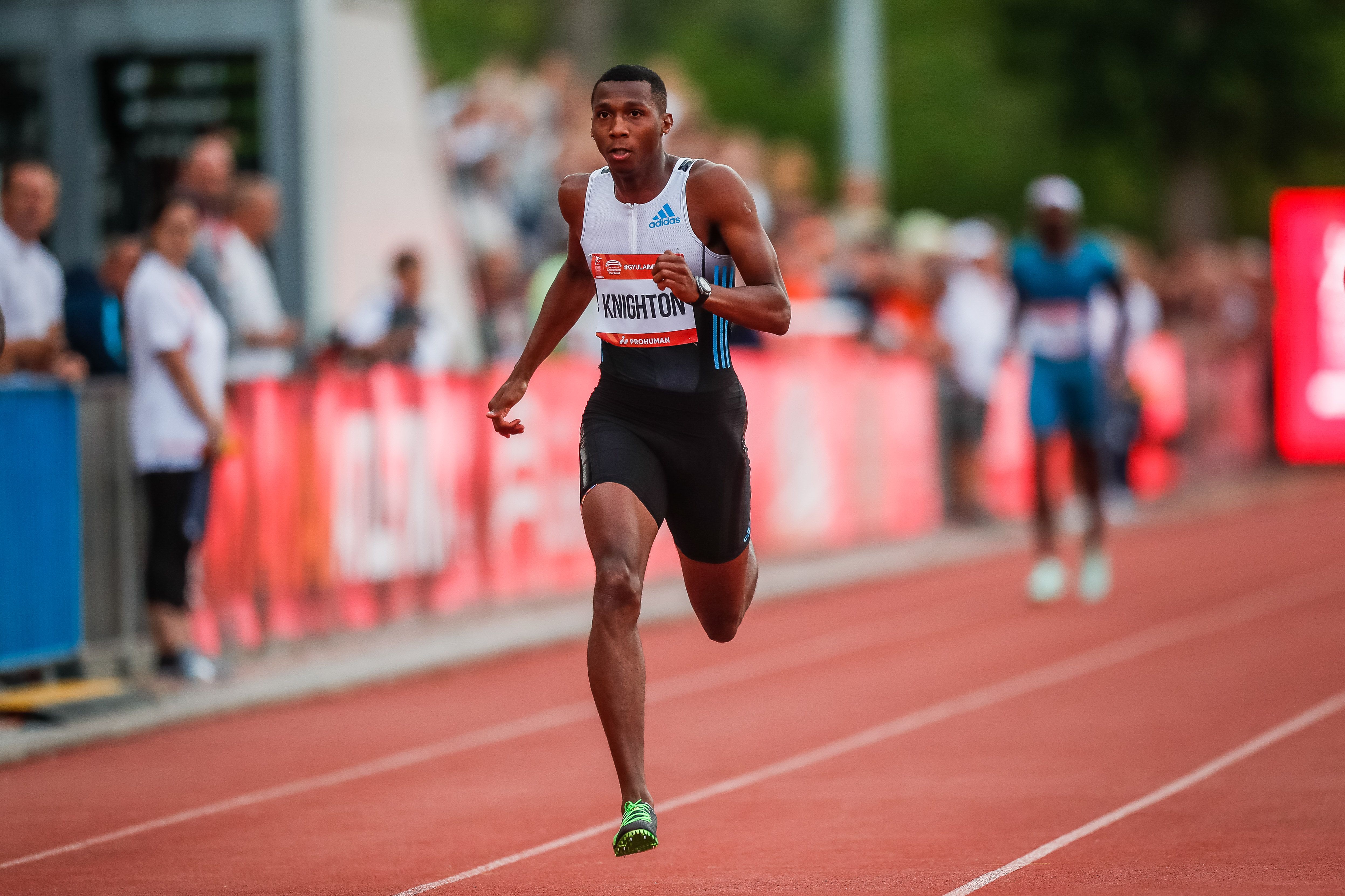 Erriyon Knighton wins the 200m at the Gyulai István Memorial Hungarian Athletics Grand Prix 2022, Székesfehérvár