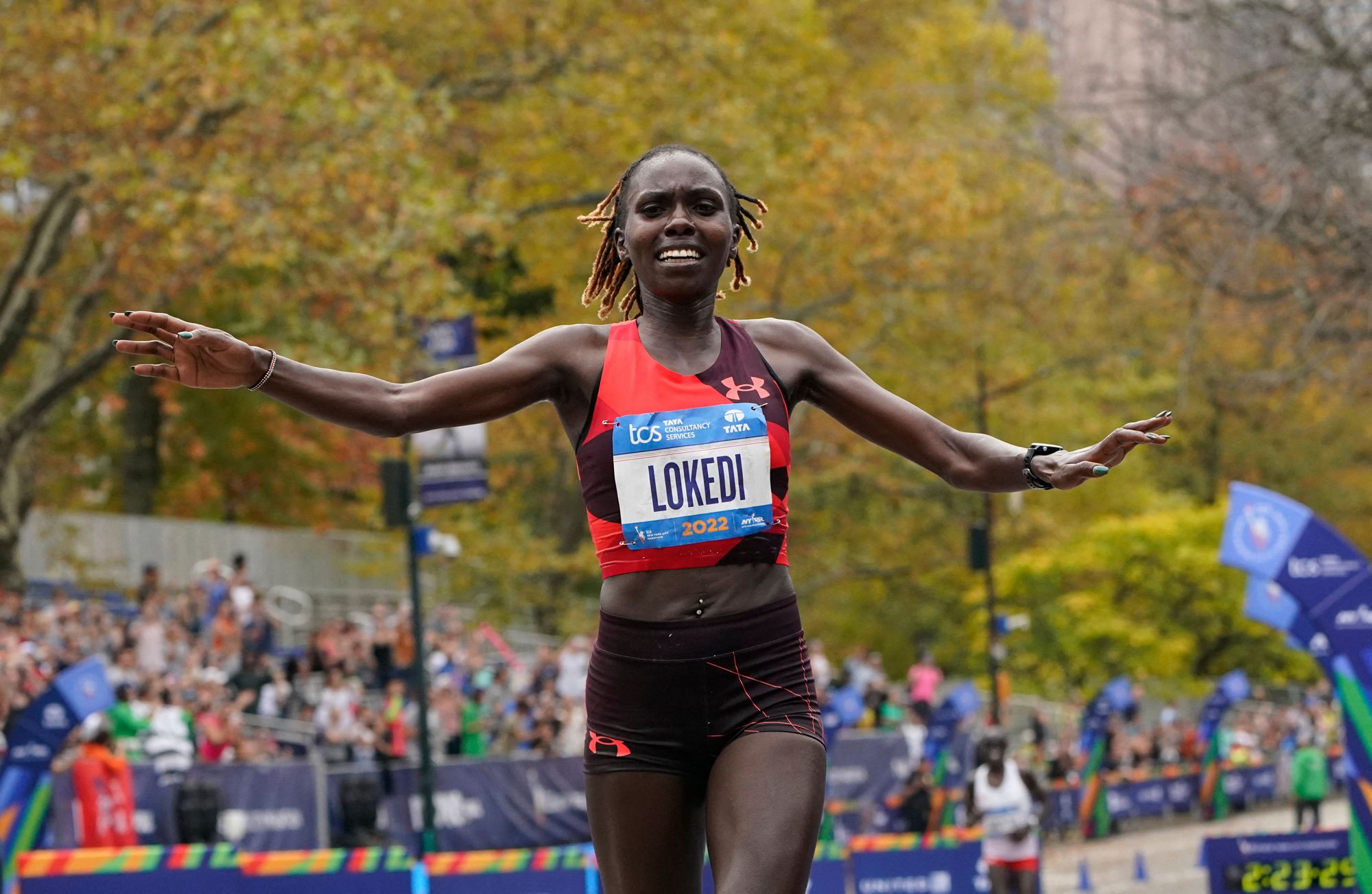 Sharon Lokedi wins the New York City Marathon