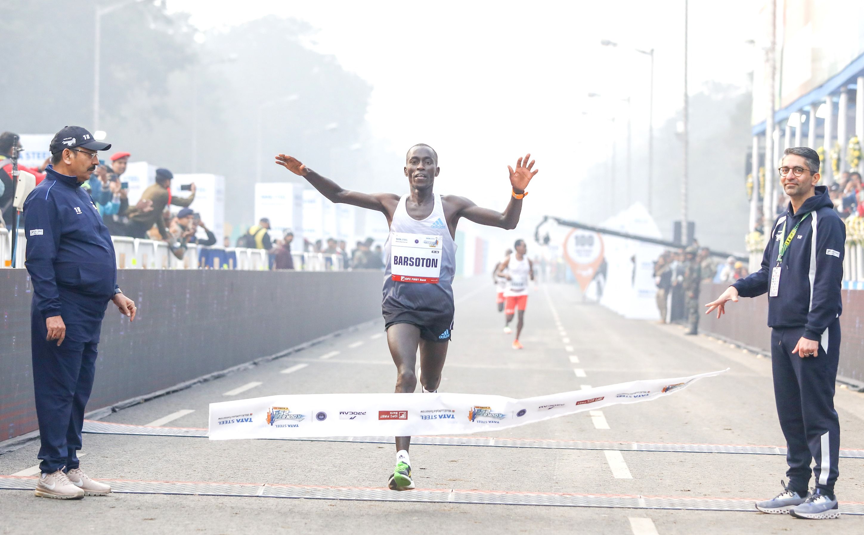 Leonard Barsoton wins the 2022 Tata Steel Kolkata 25K