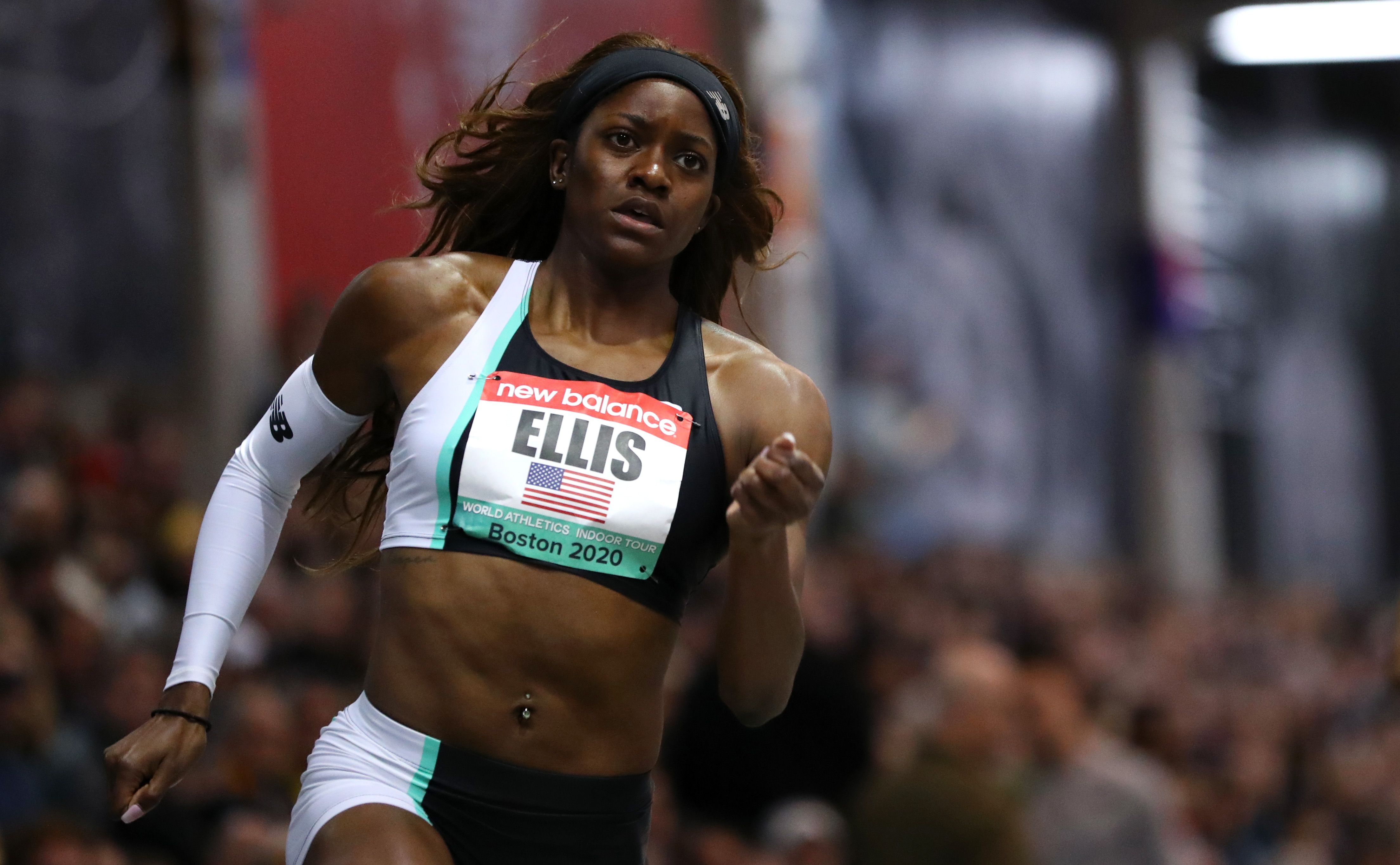 Kendall Ellis at the 2020 New Balance Indoor Grand Prix