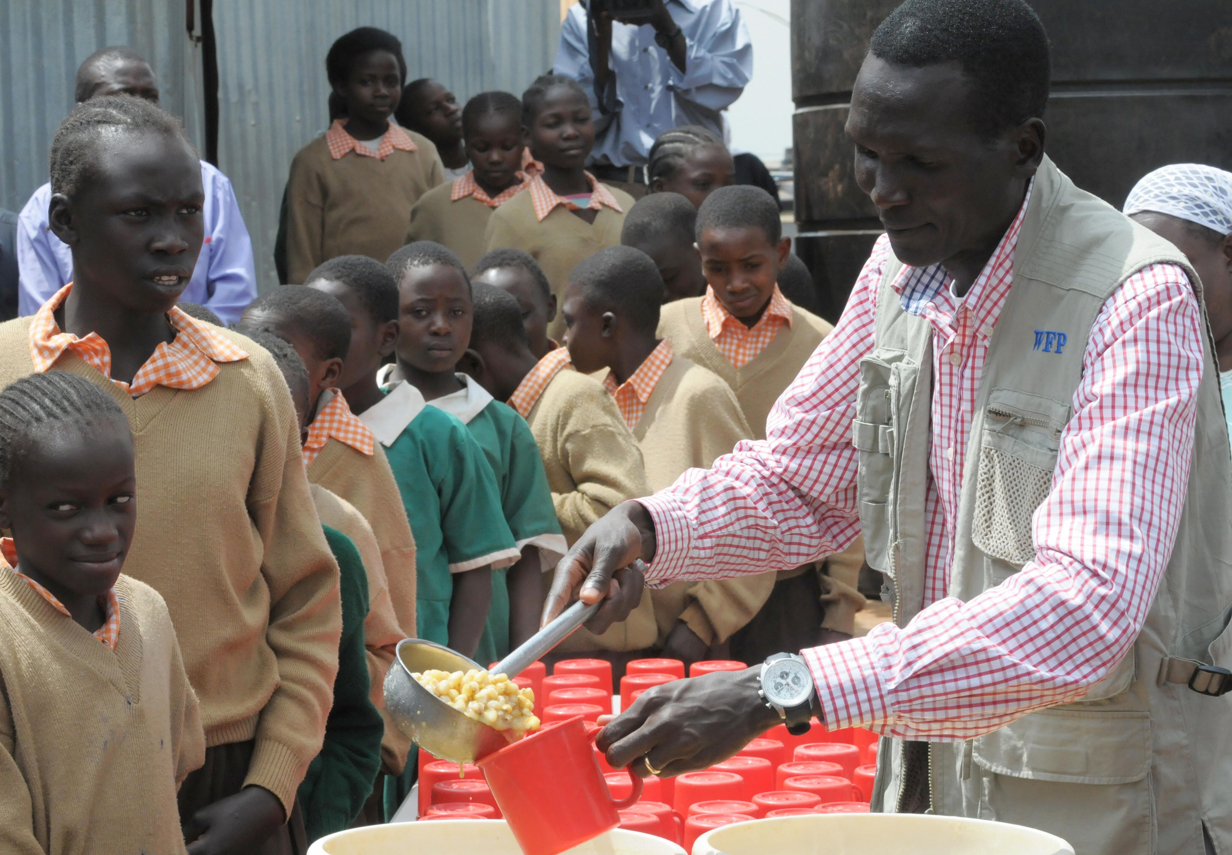 Paul Tergat in his role as ambassador for the World Food Programme