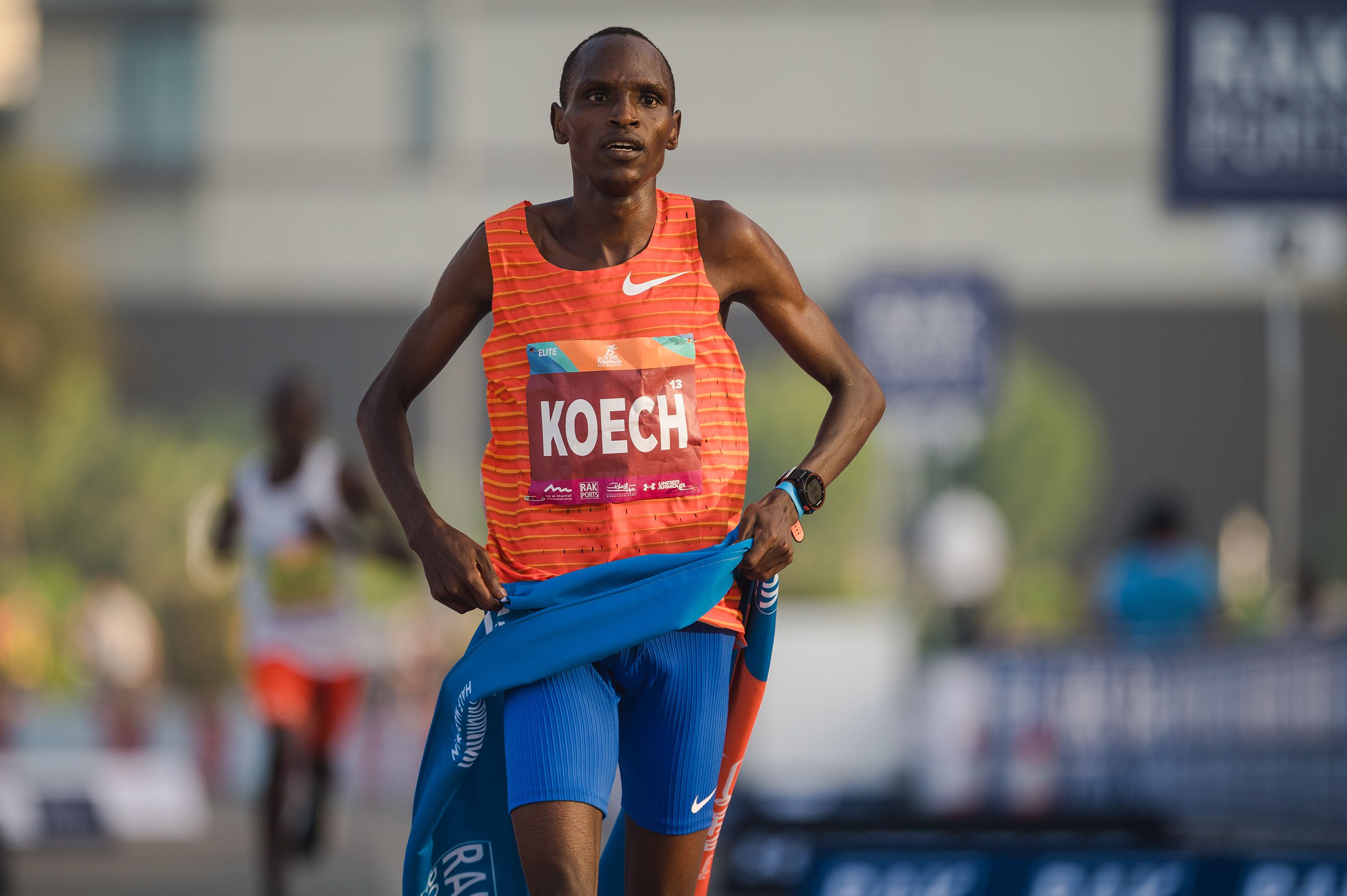Benard Kibet Koech wins the Ras Al Khaimah Half Marathon