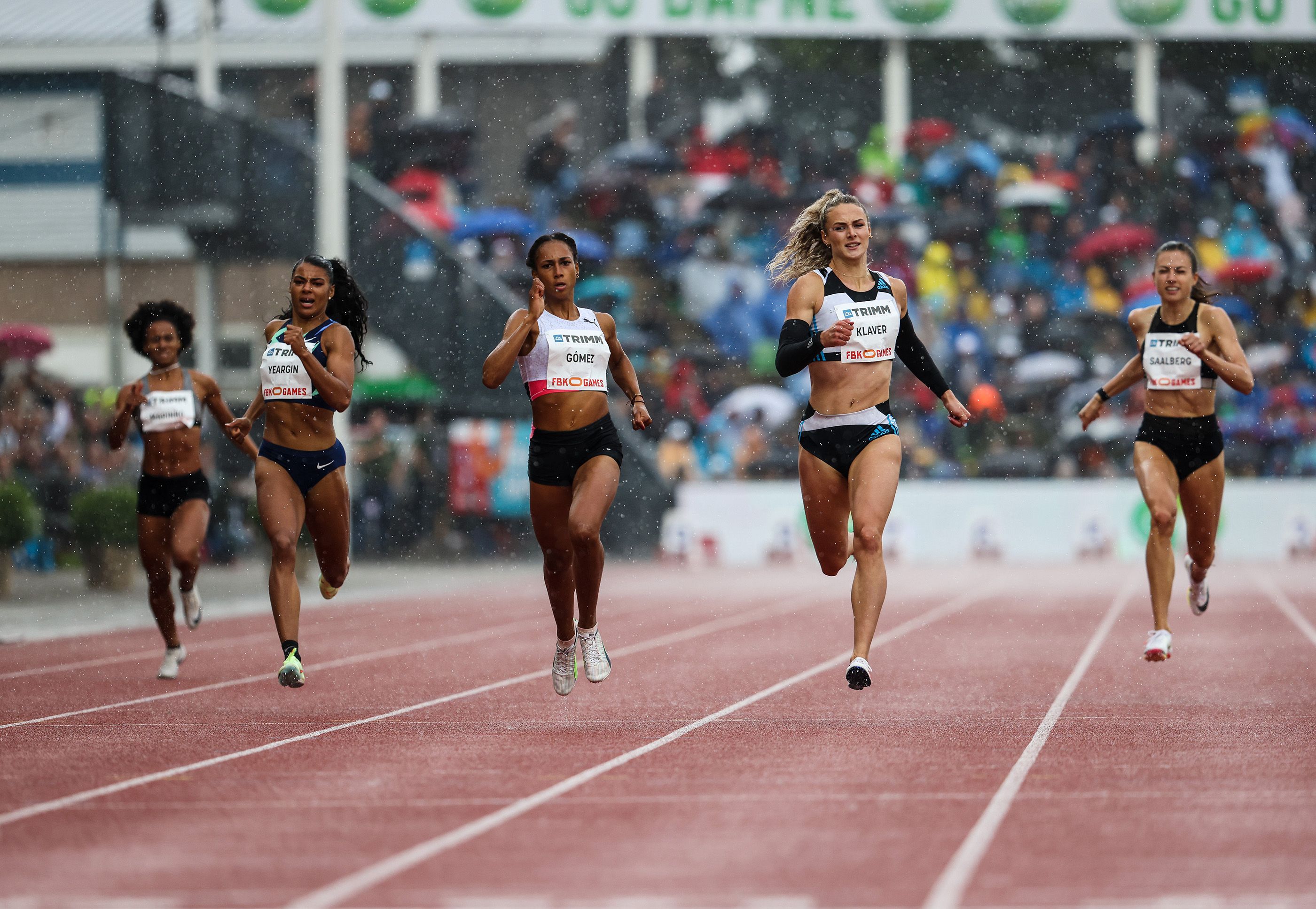 Lieke Klaver competes in Hengelo