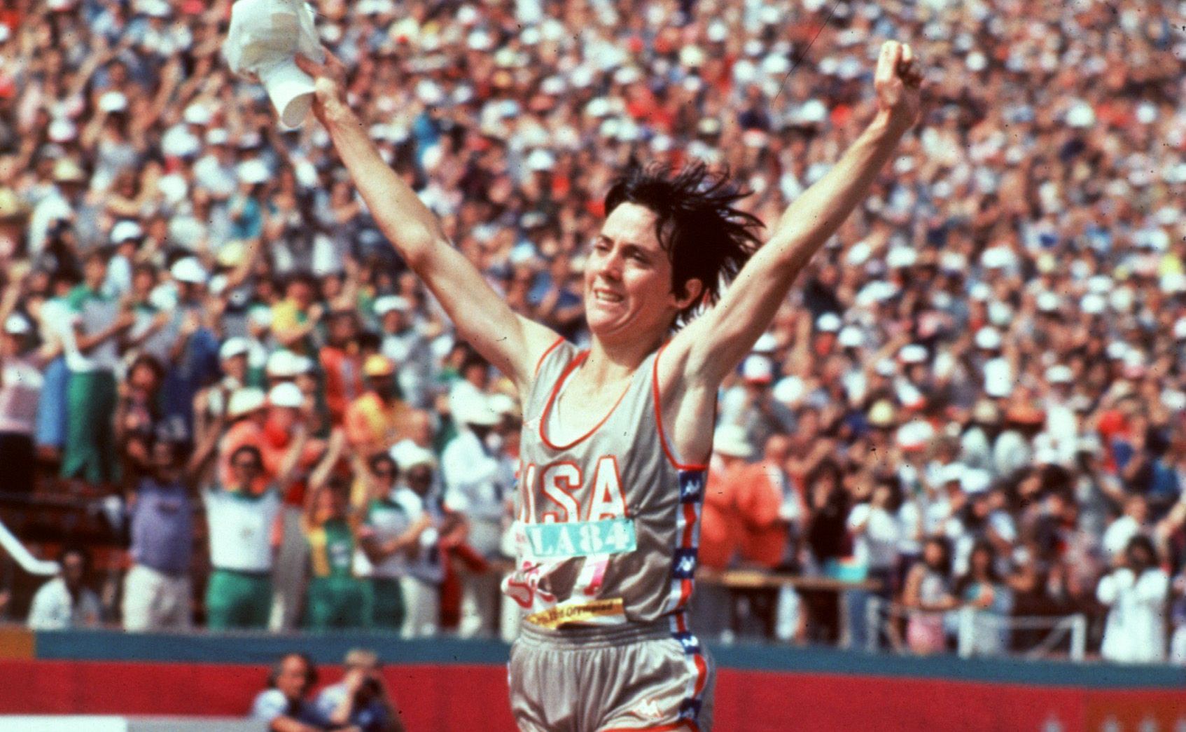 Joan Benoit Samuelson in LA in 1984