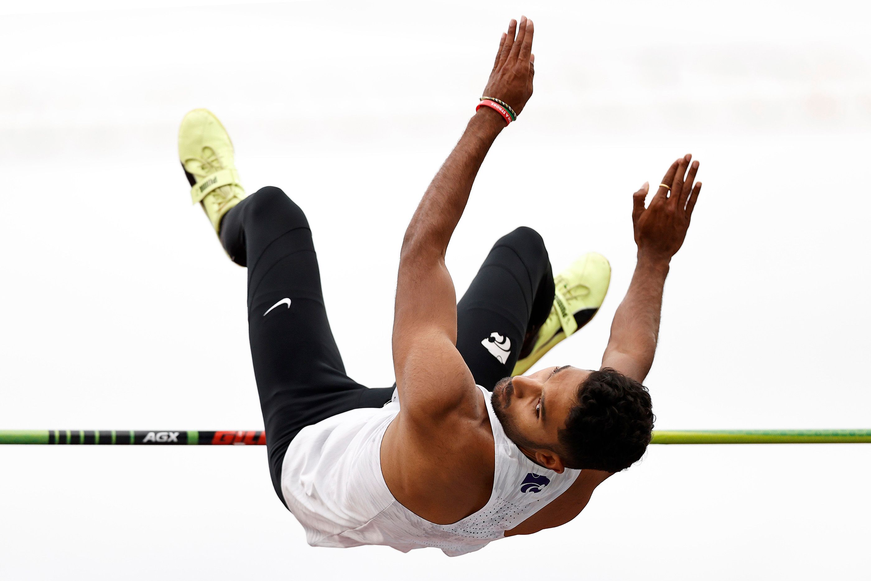 Tejaswin Shankar competes at the NCAA Championships