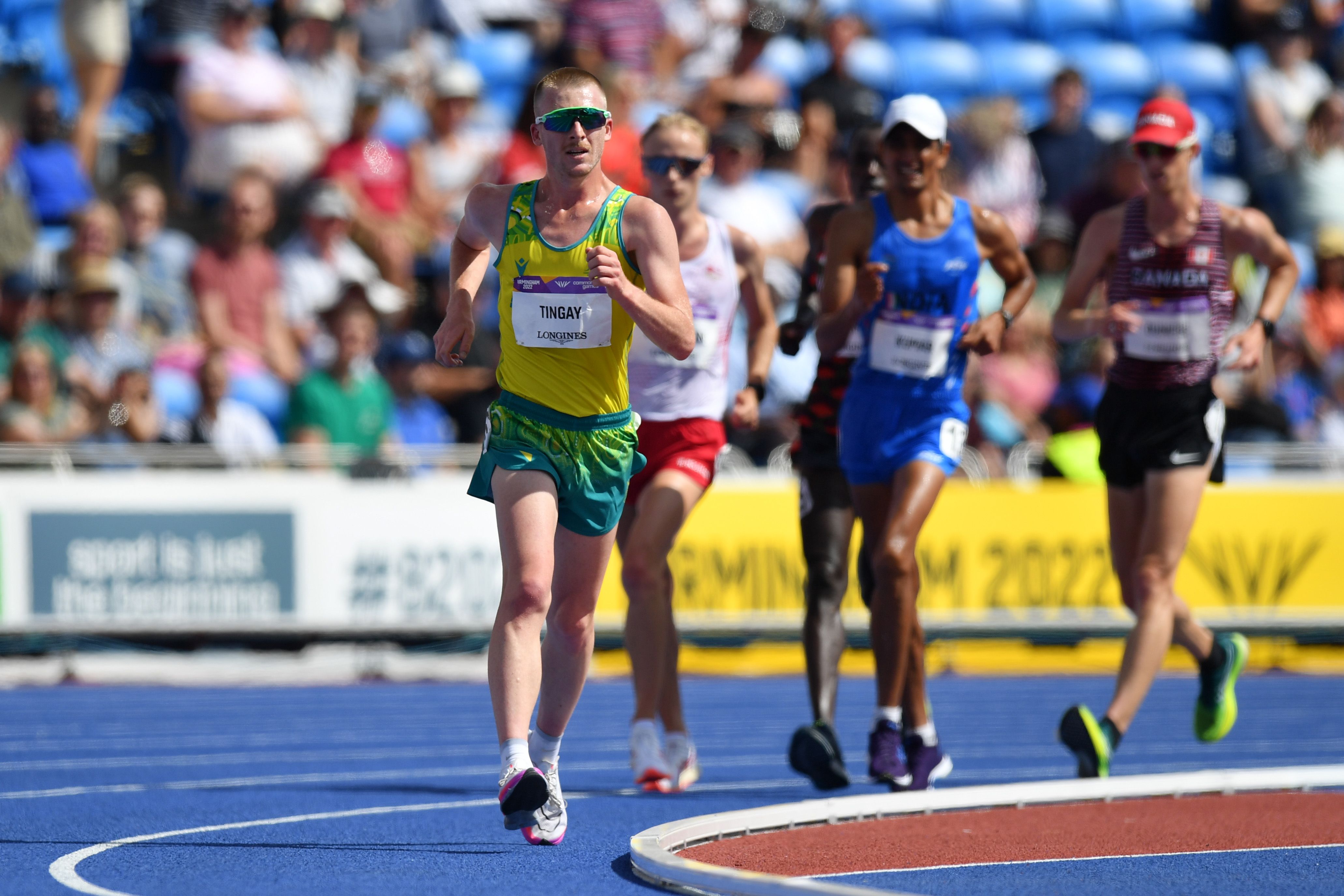 Declan Tingay in action at the 2022 Commonwealth Games in Birmingham