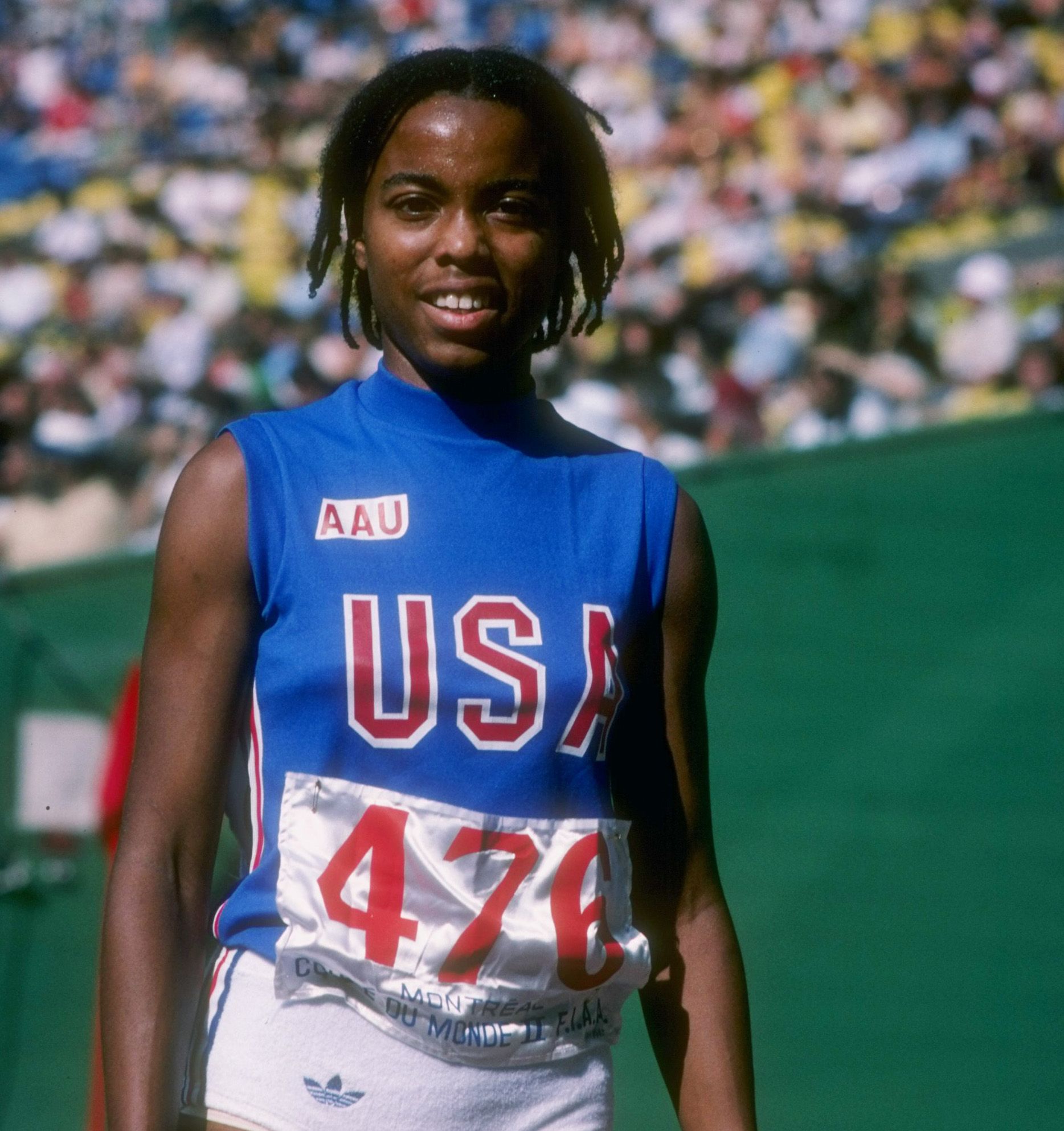 Evelyn Ashford at the 1979 World Cup in Montreal