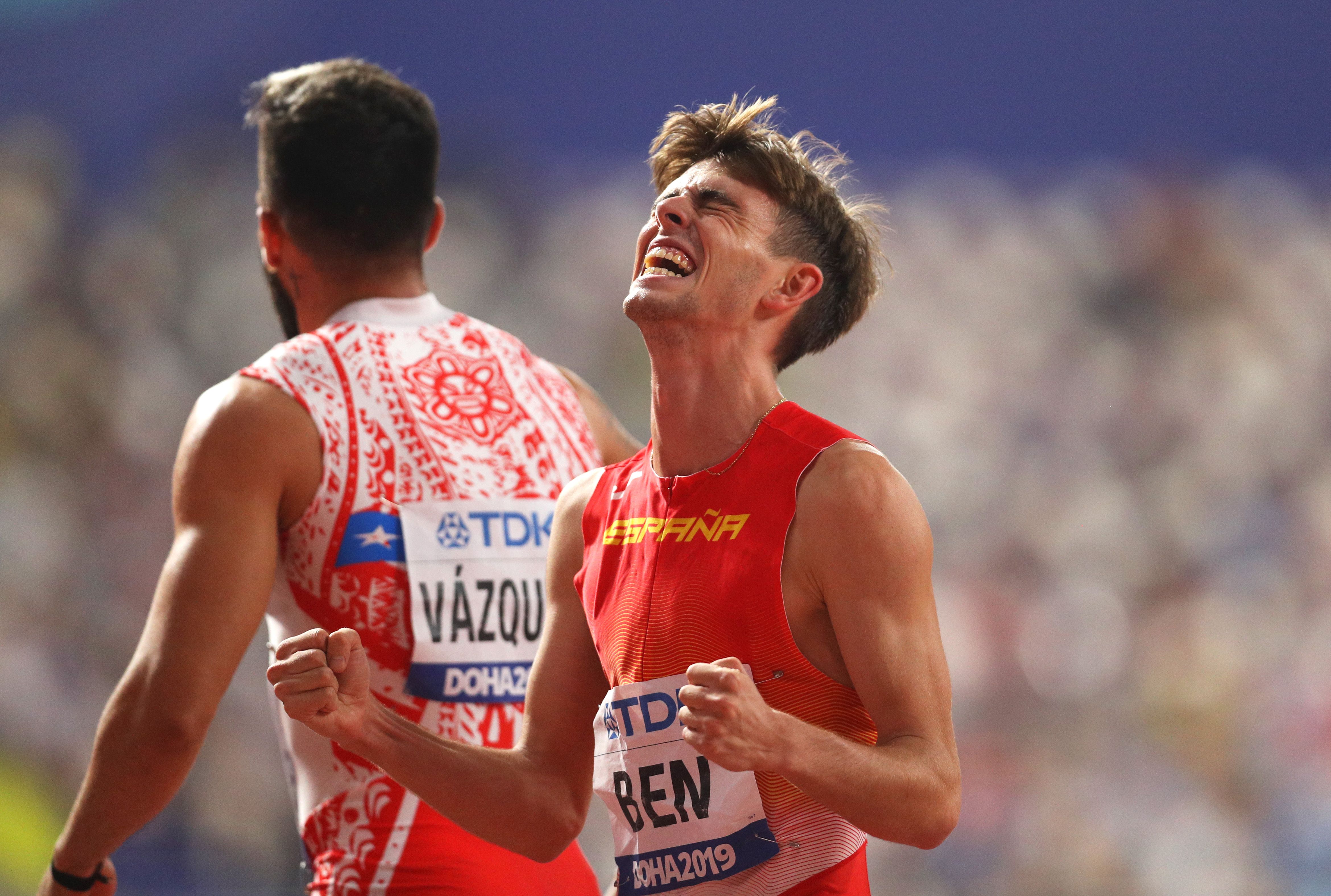 Adrian Ben at the World Athletics Championships Doha 2019